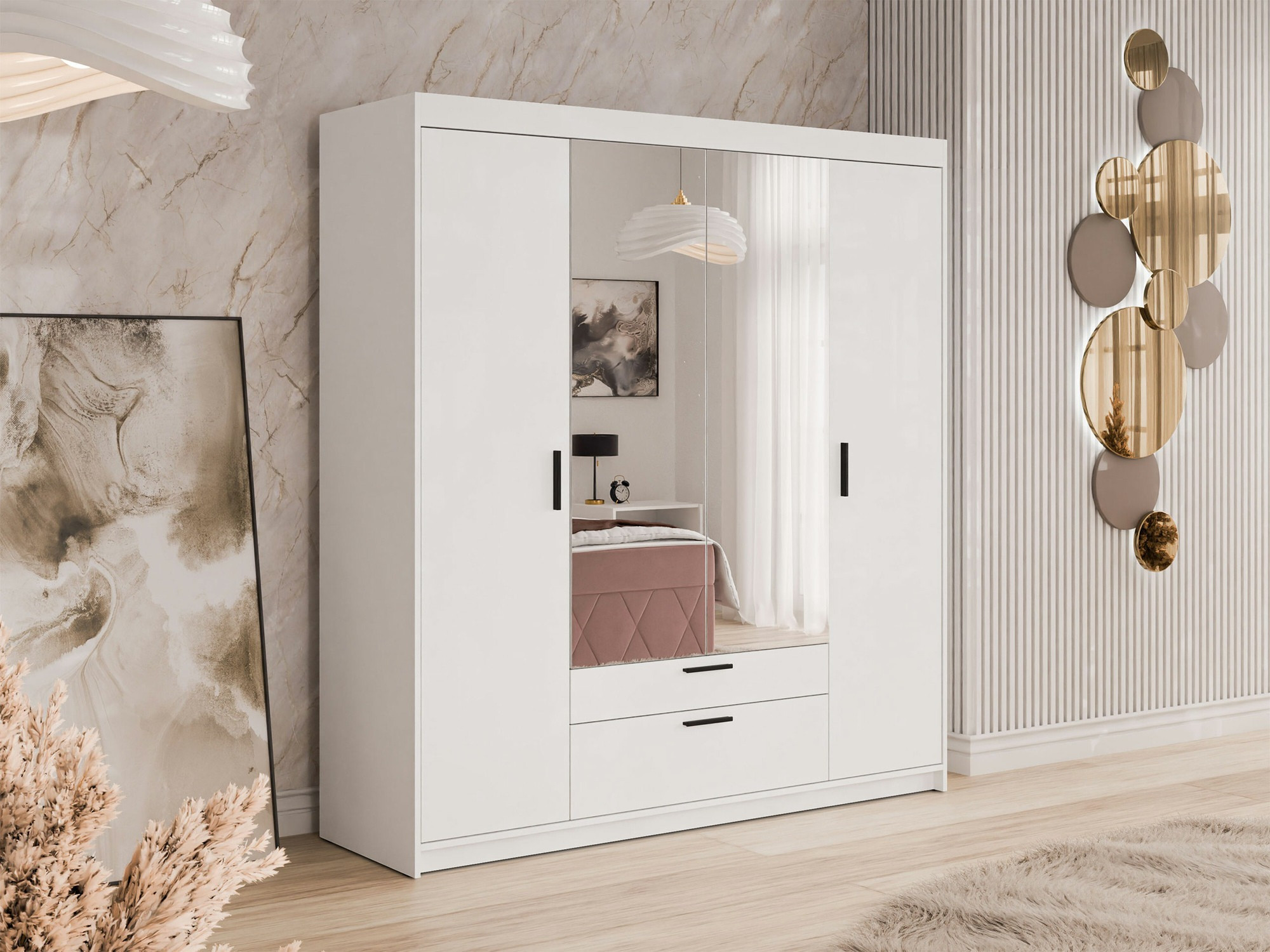 Armadio Novduni 108 (Bianco)