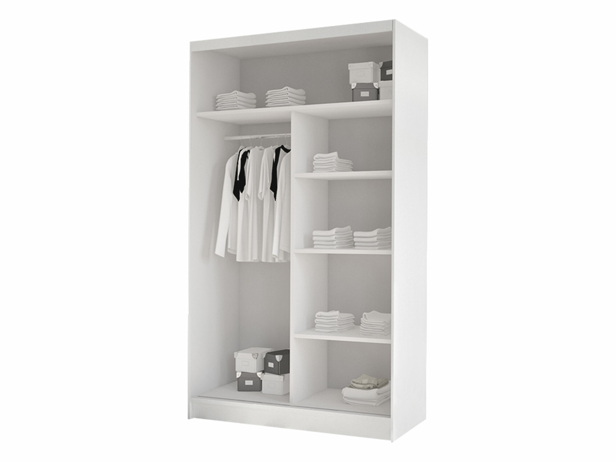 Armadio Closico Structor VI (Nero + Rovere Artisan)