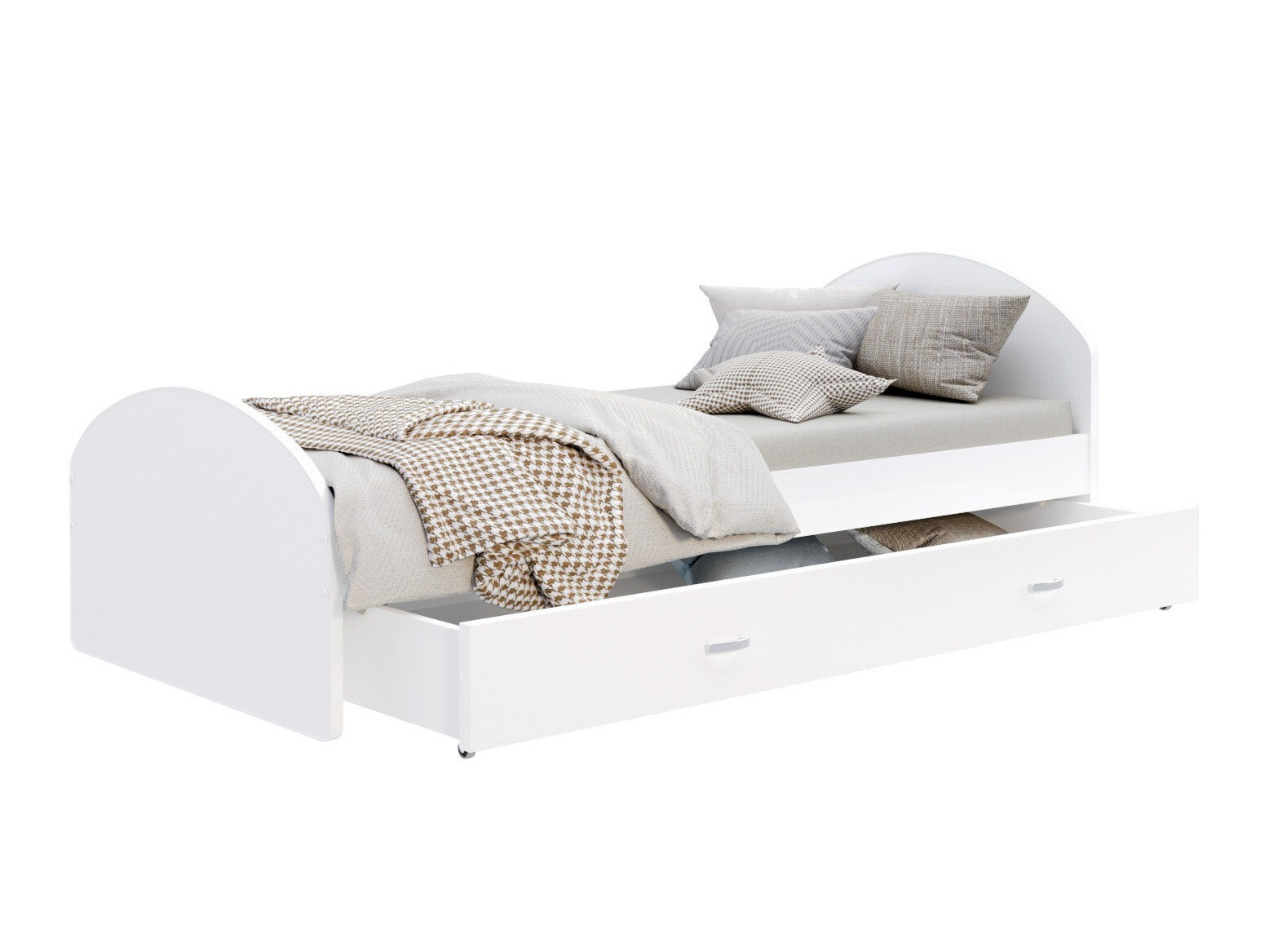 Letto Aurora 177 (Bianco)