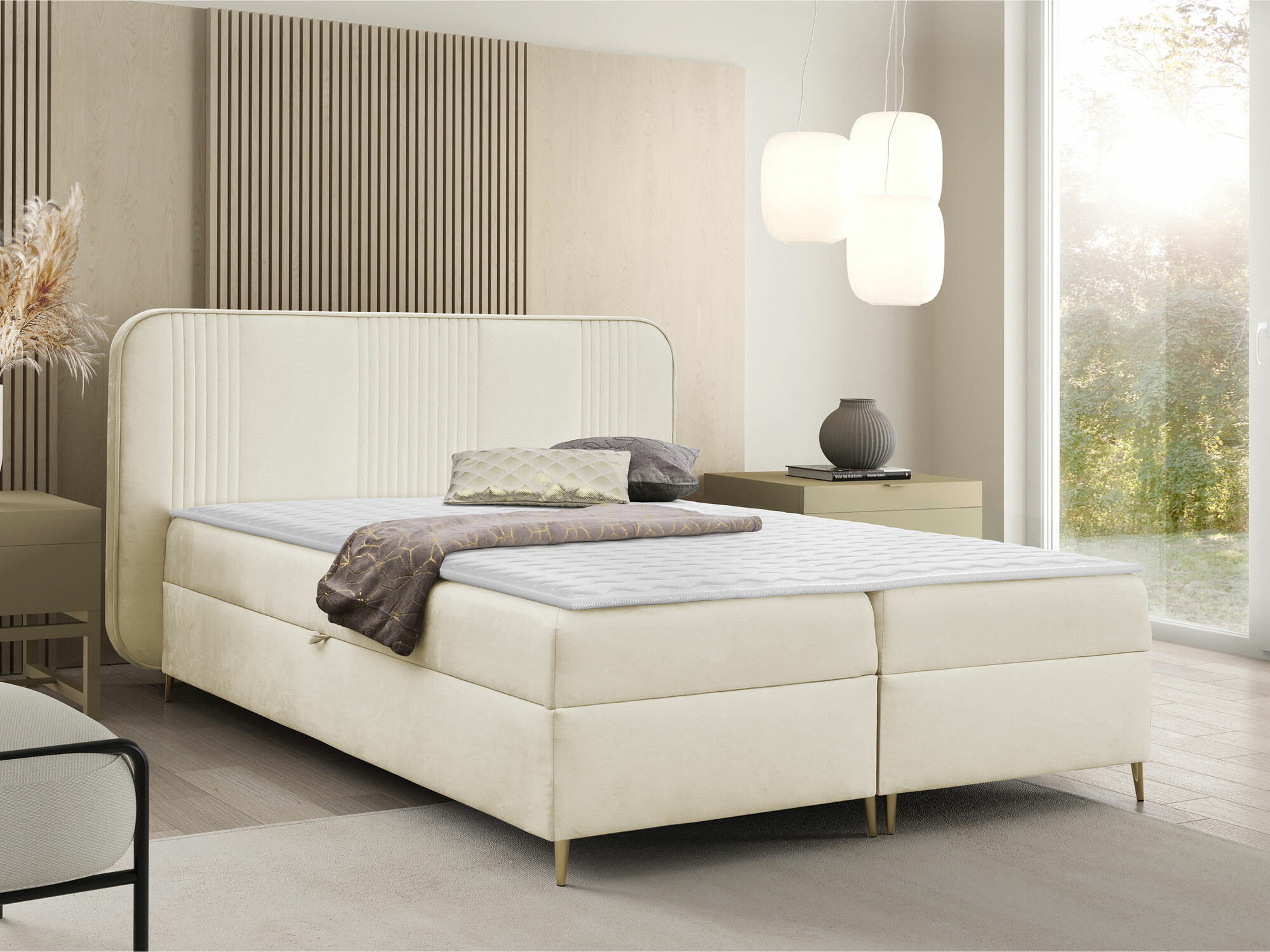 Letto continentale Sonus (Magic Velvet 2256)