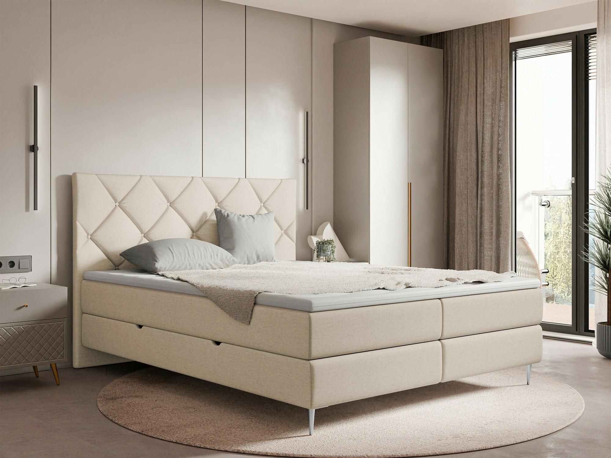 Letto continentale ComfiDream Myrel (Verita 03)