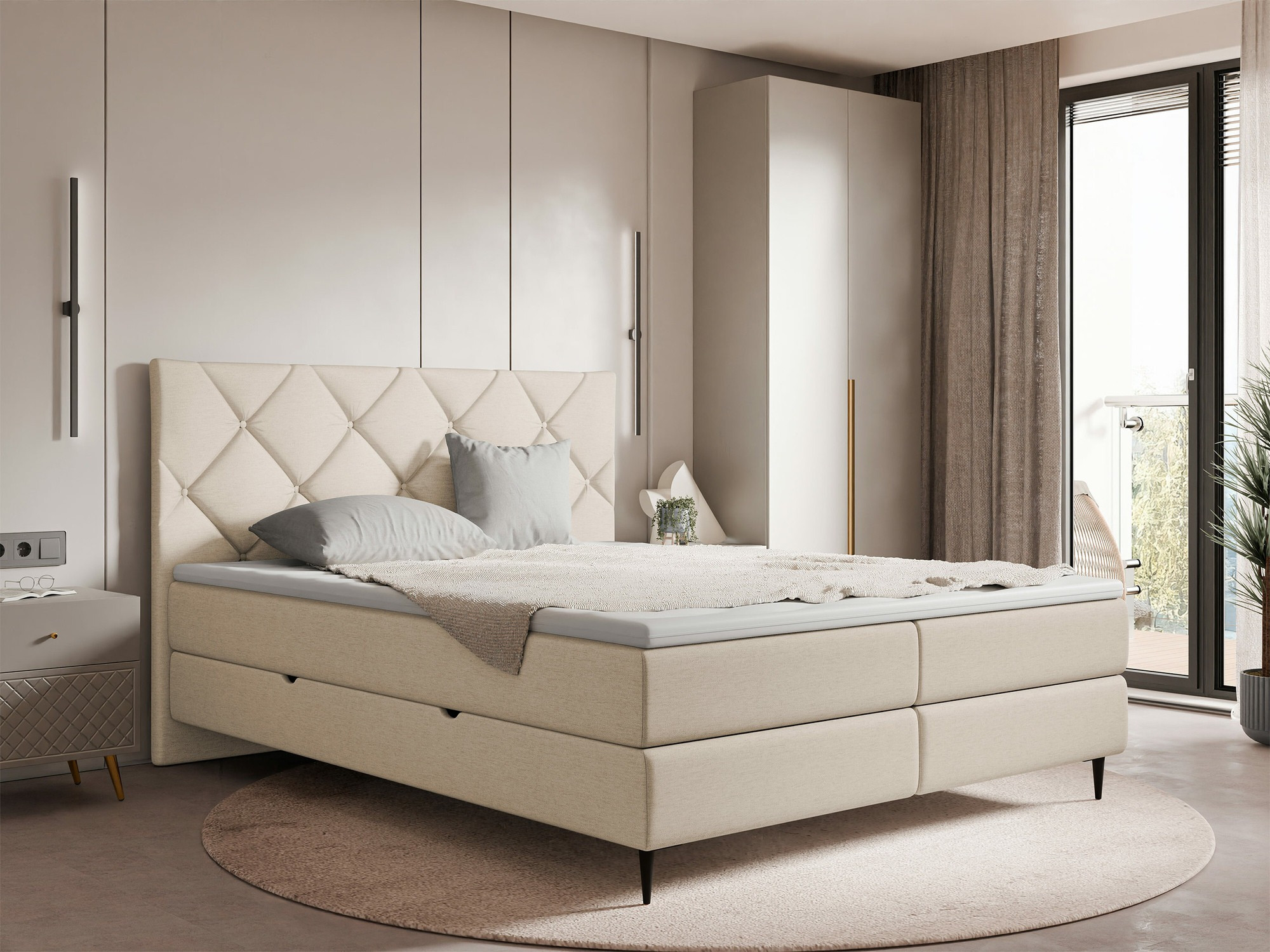 Letto continentale ComfiDream Myrel (Verita 03)