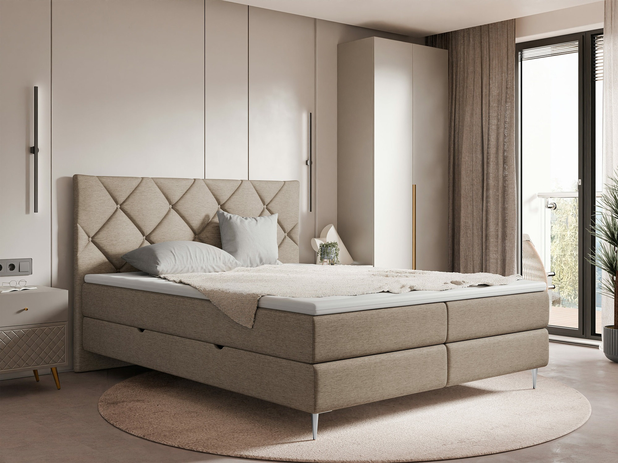 Letto continentale ComfiDream Myrel (Verita 16)