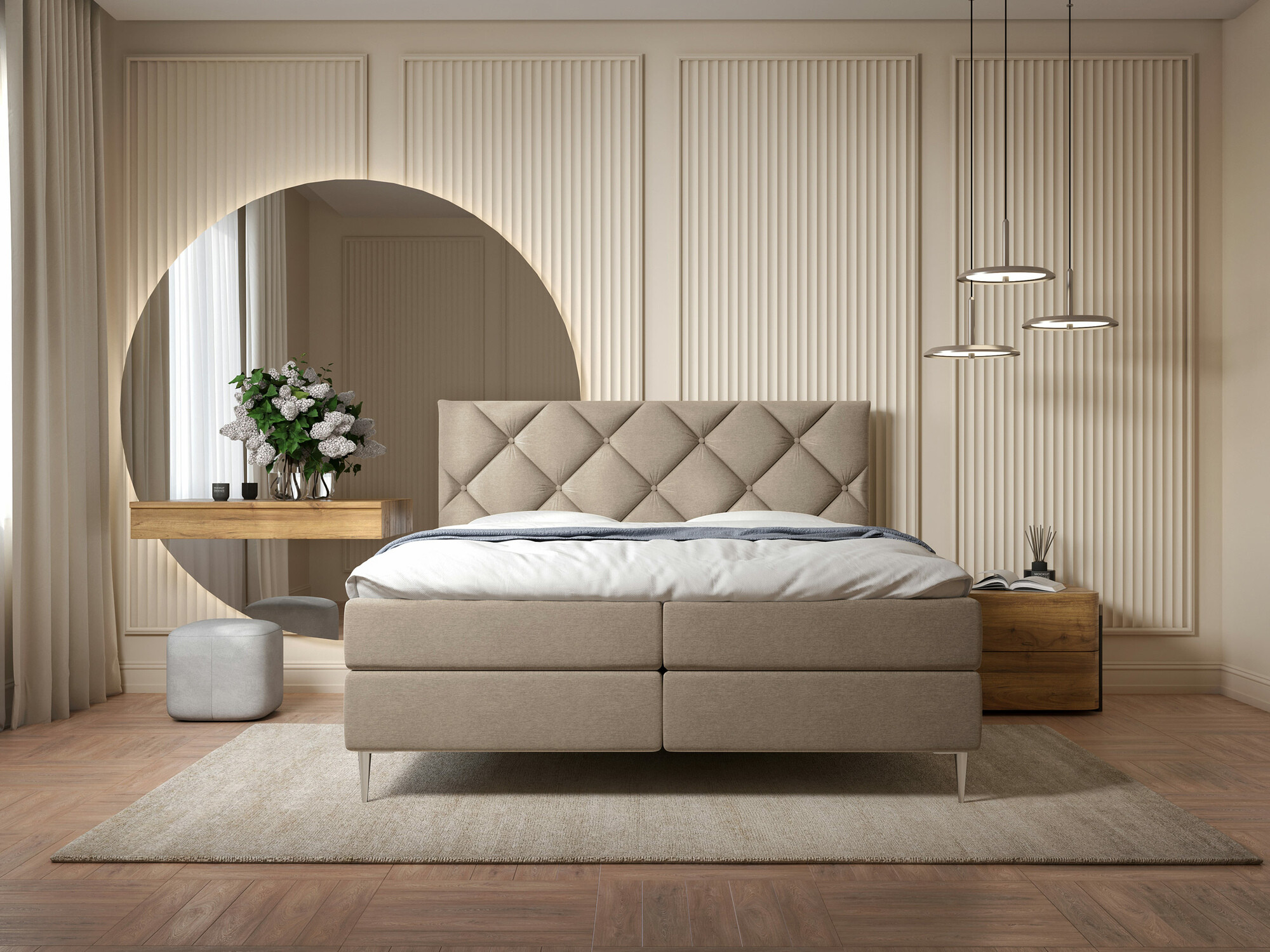 Letto continentale ComfiDream Myrel (Verita 16)