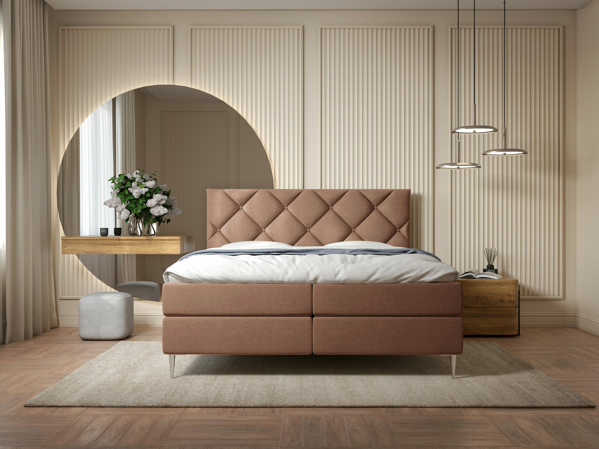 Letto continentale ComfiDream Myrel (Verita 52)