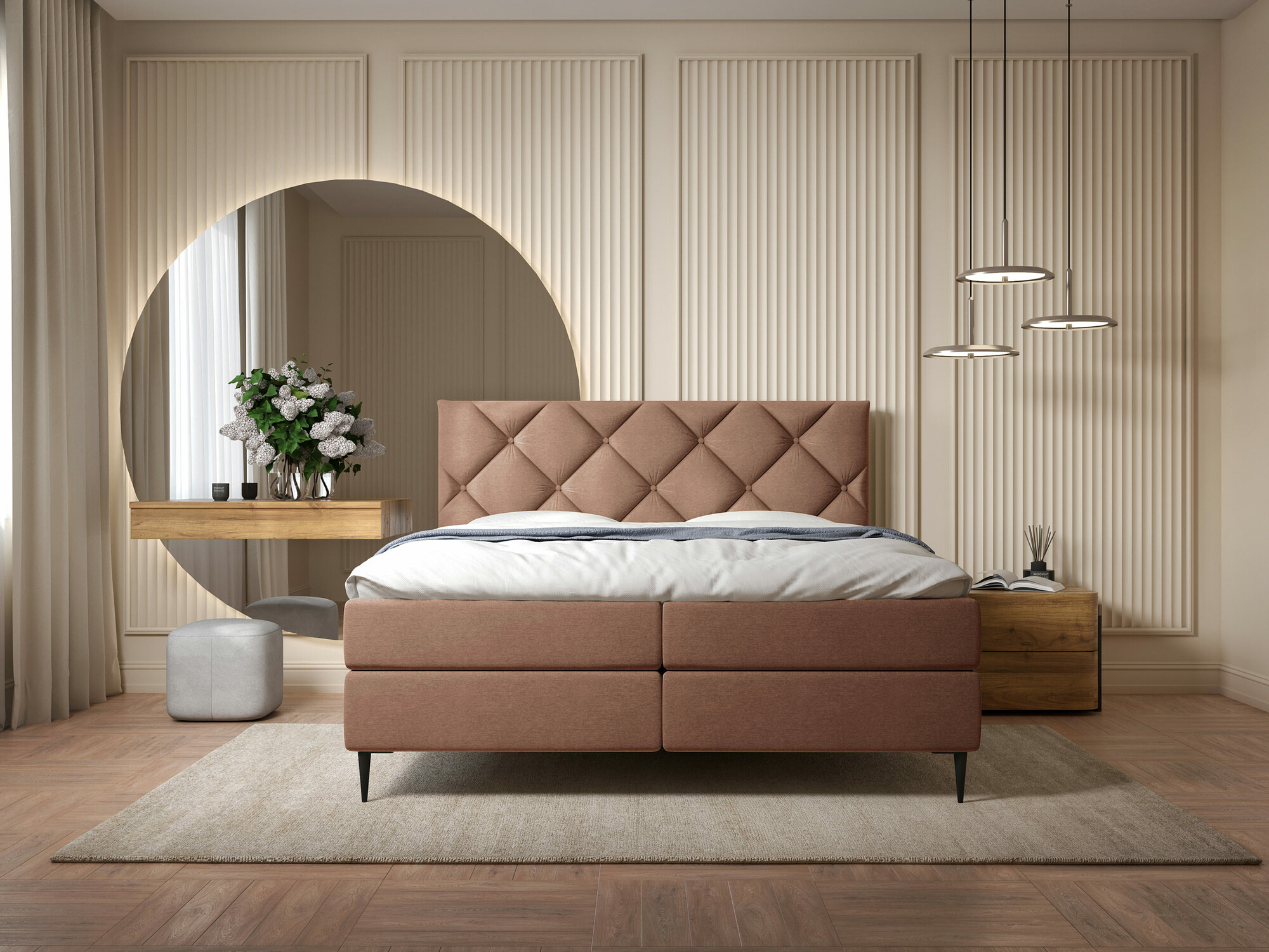 Letto continentale ComfiDream Myrel (Verita 52)