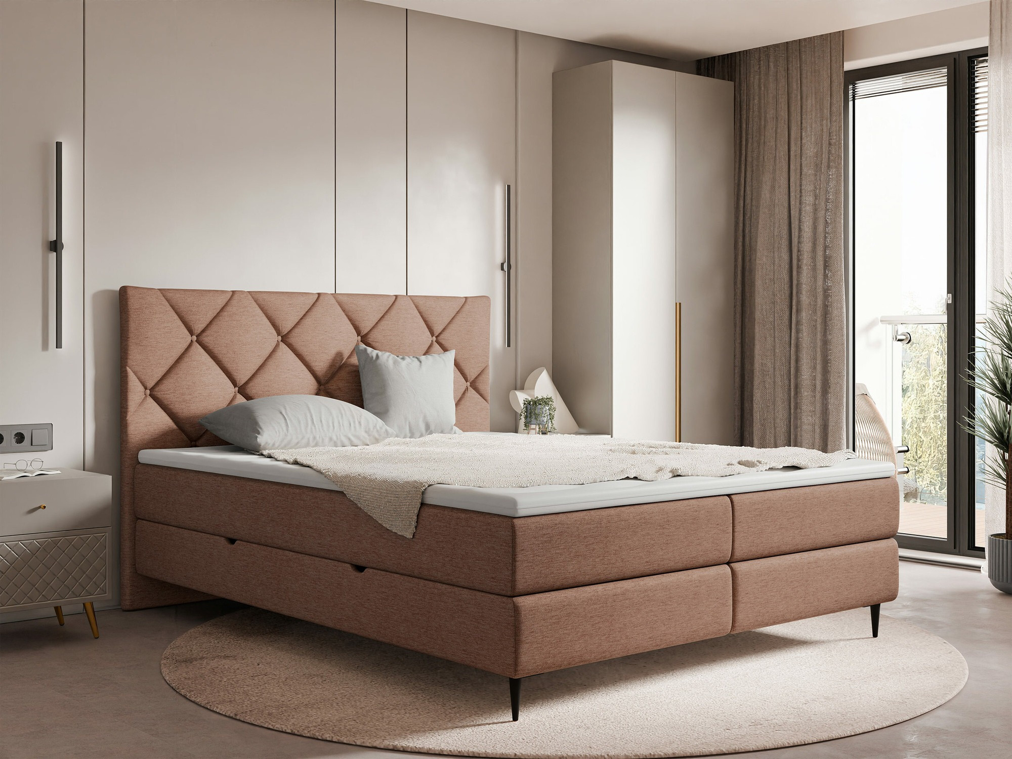 Letto continentale ComfiDream Myrel (Verita 52)