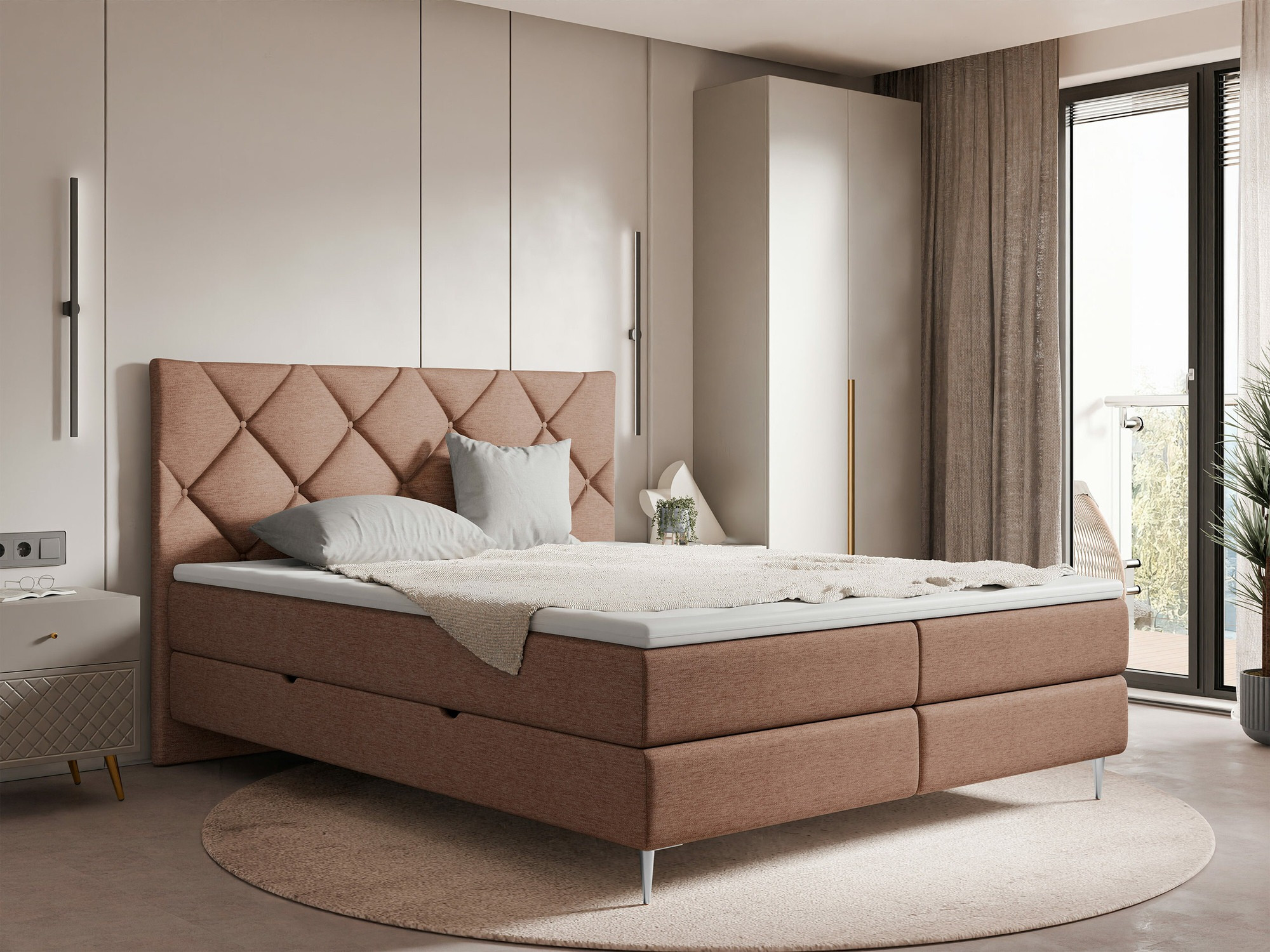 Letto continentale ComfiDream Myrel (Verita 52)