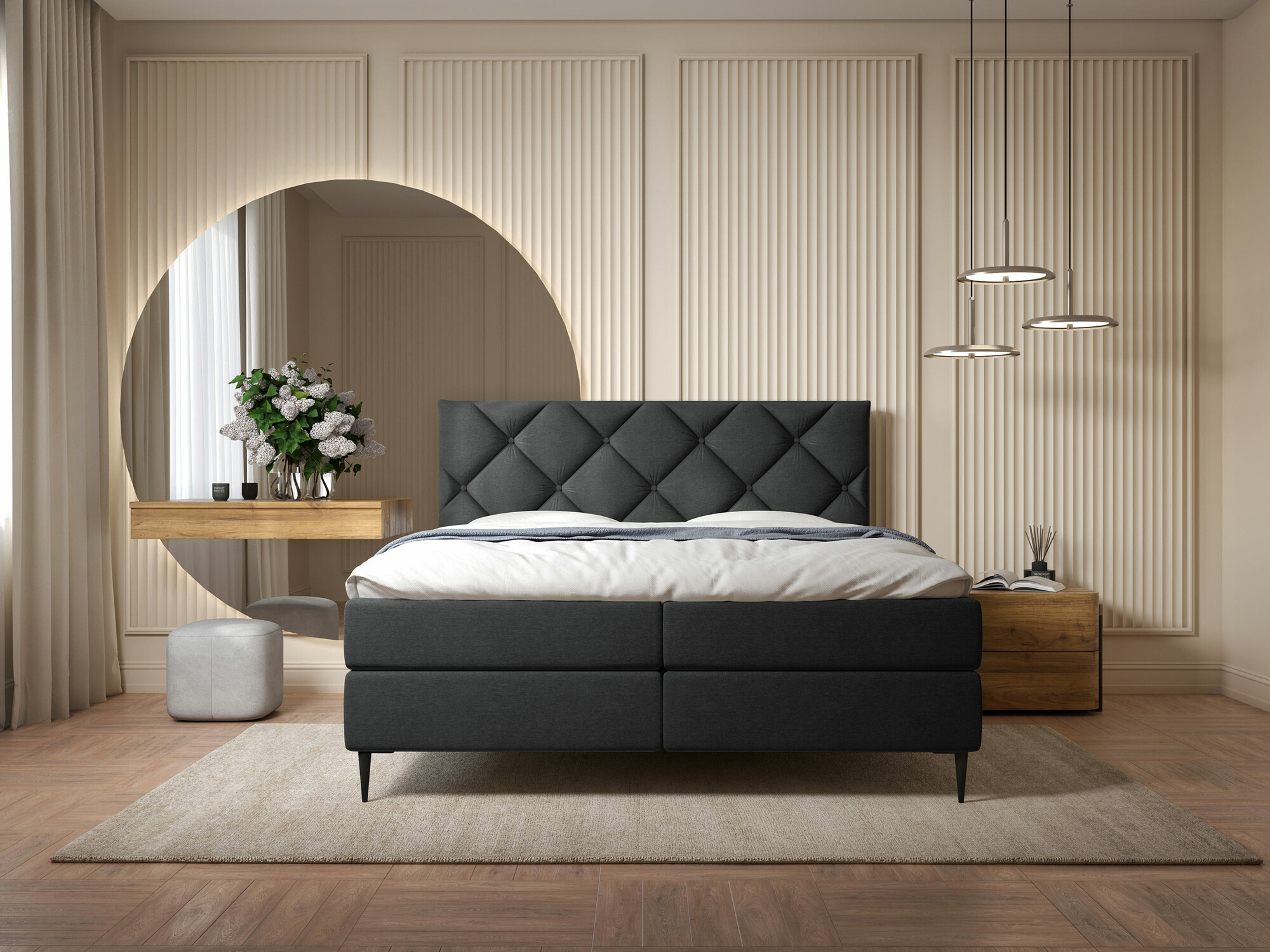 Letto continentale ComfiDream Myrel (Verita 98)