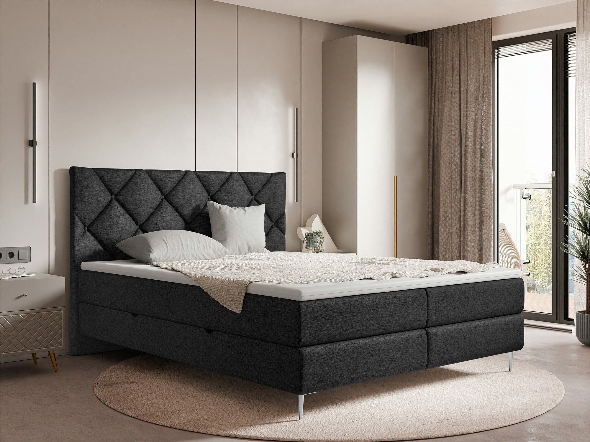 Letto continentale ComfiDream Myrel (Verita 98)