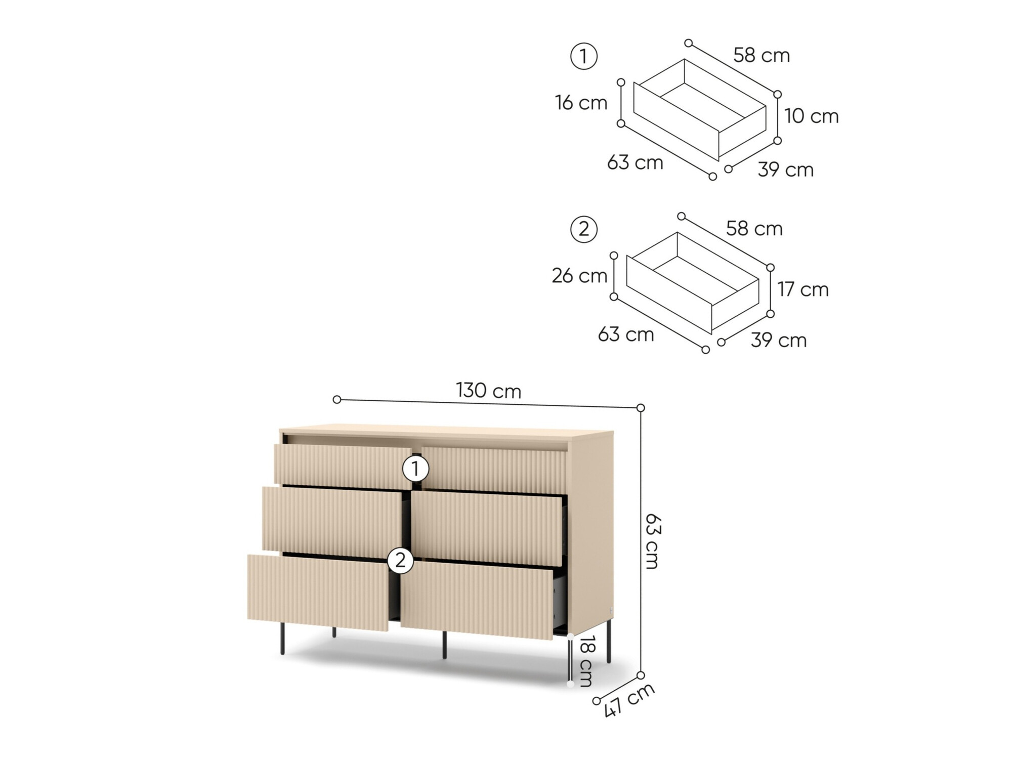 Cassettiera Lorfera 104