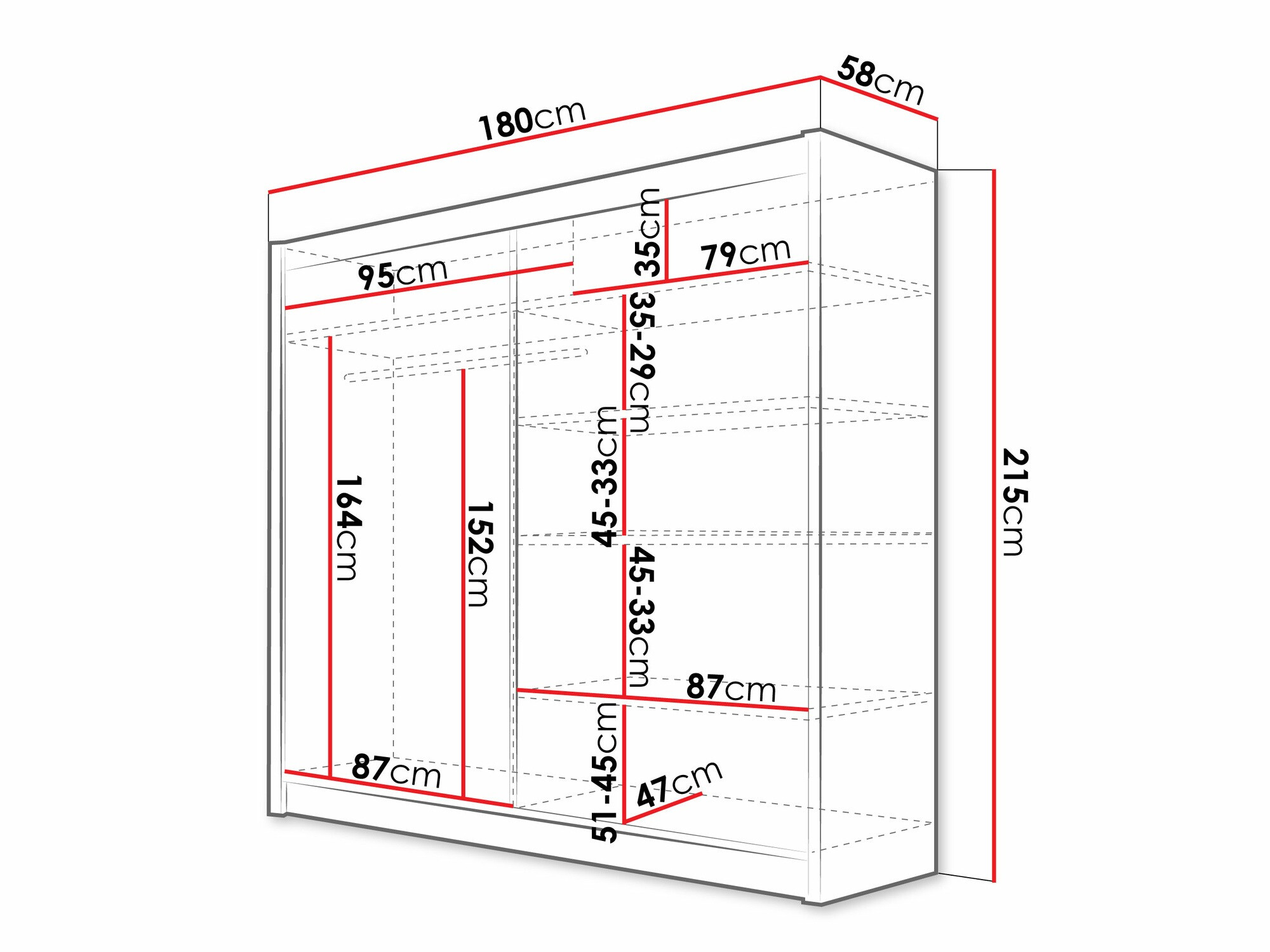 Armadio Closico Cavaris V (Bianco)