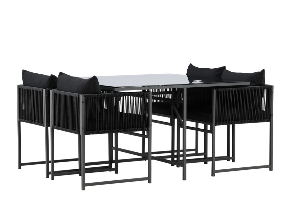 Tavolo e sedie set Dallas 4736