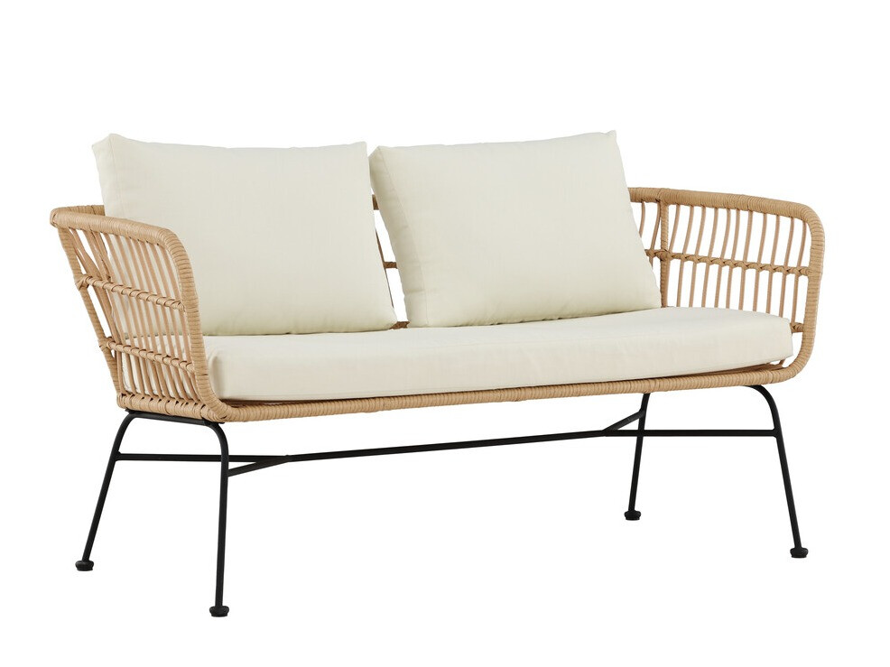 Divano per esterni Dallas 5187 (Luminoso legno + Beige)