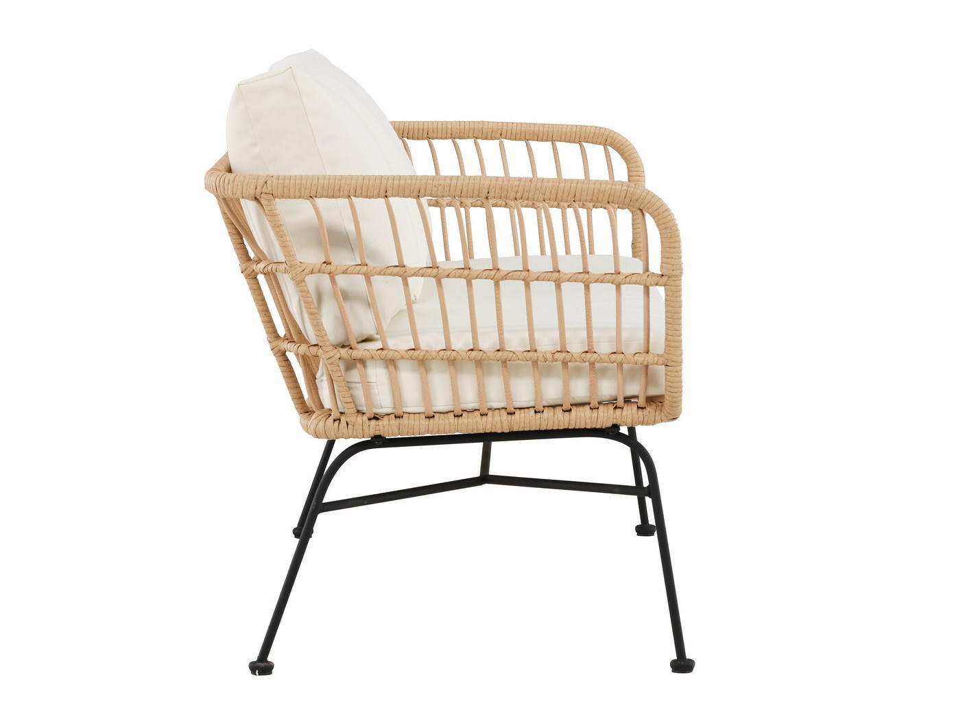 Divano per esterni Dallas 5187 (Luminoso legno + Beige)