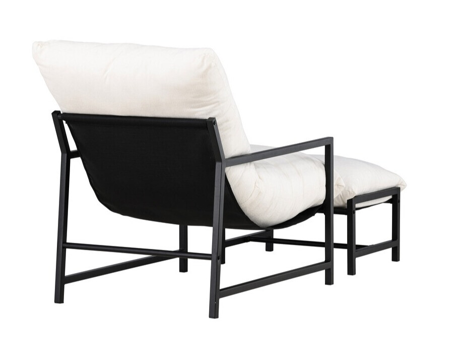 Mobili da giardino Dallas 4739 (Nero + Beige)