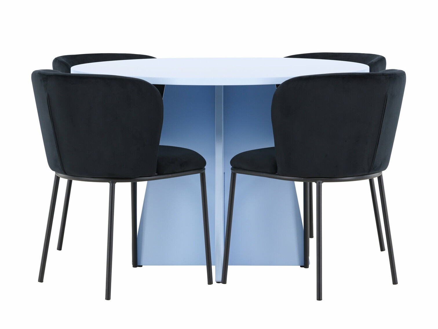 Set sala da pranzo Dallas 4746 (Nero)