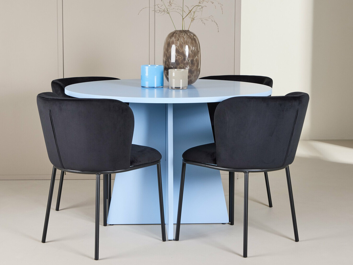 Set sala da pranzo Dallas 4746 (Nero)