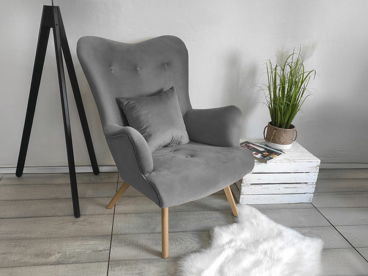 Poltrona Clovis 102 (Magic Velvet 2217)