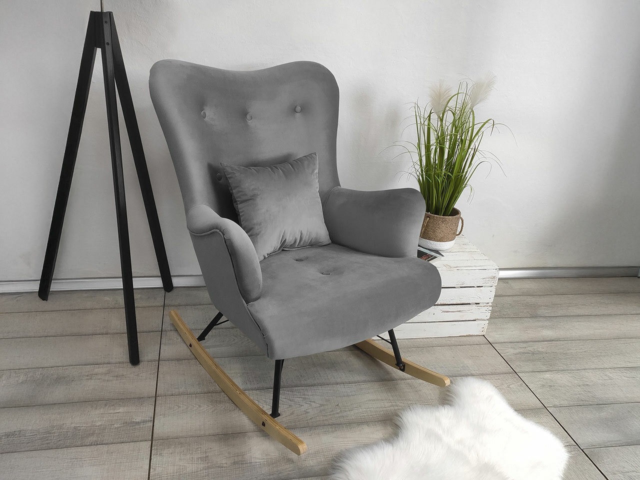 Sedia a dondolo Clovis 101 (Magic Velvet 2217)