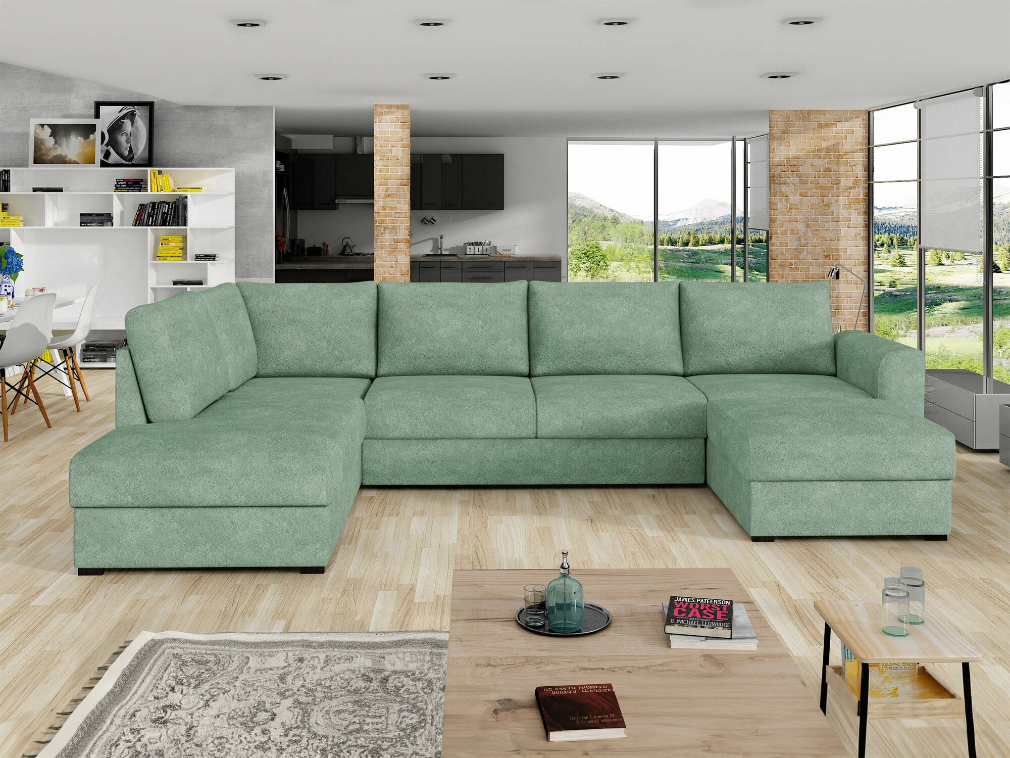 Divano angolare Comfivo Flumen (Coral 55)