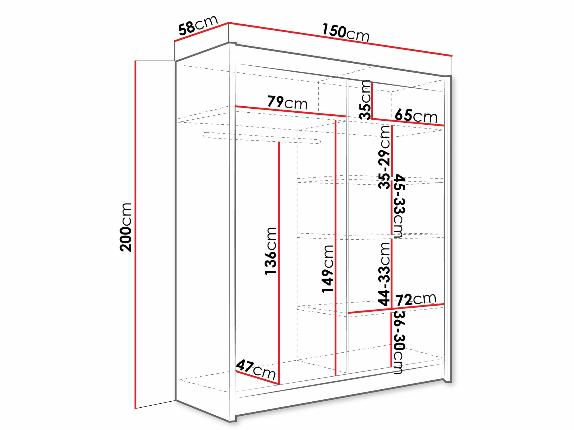 Armadio Closico Camera XIV (Sonoma quercia)