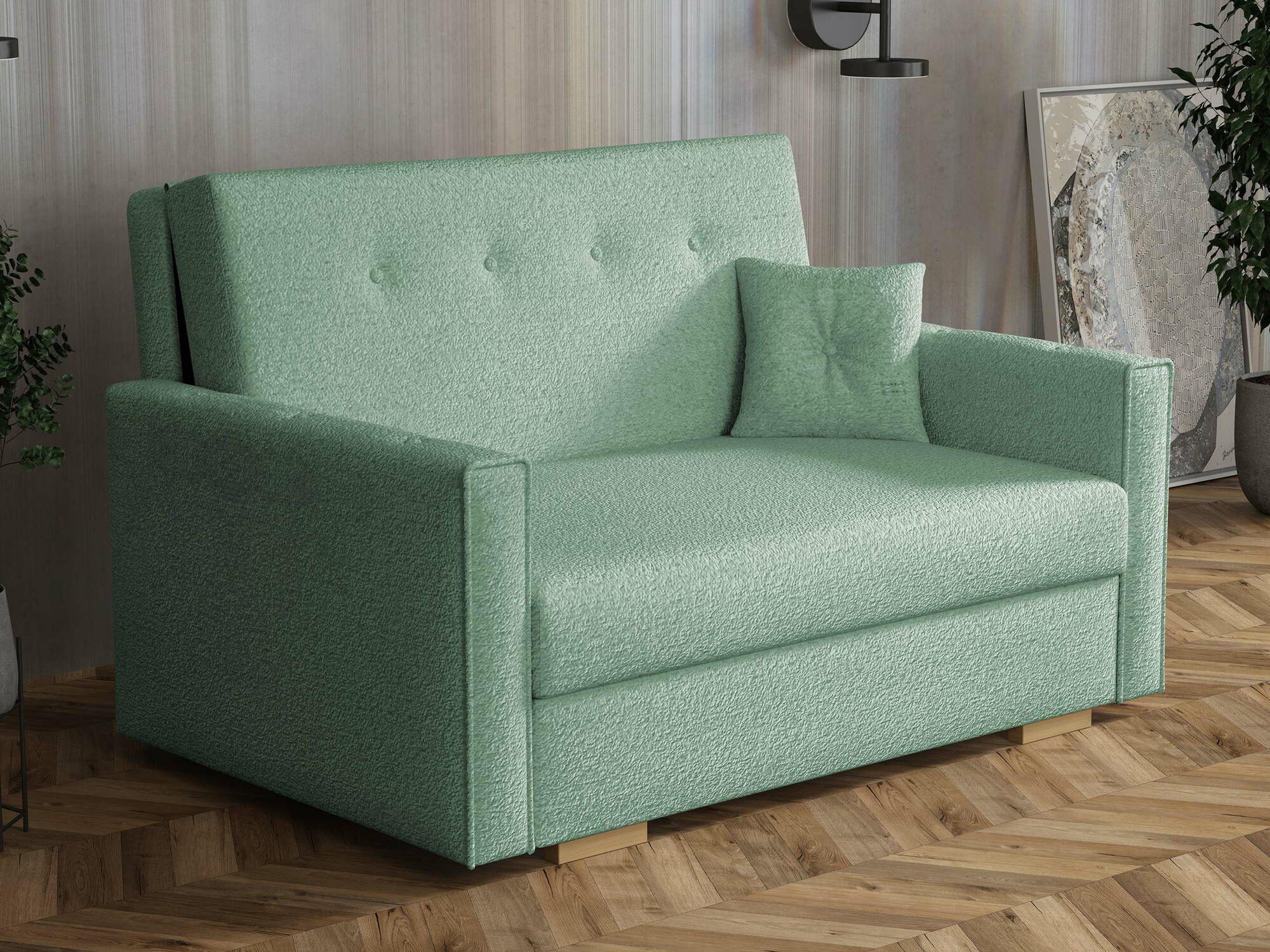 Divano letto Caelrin II (Coral 55)