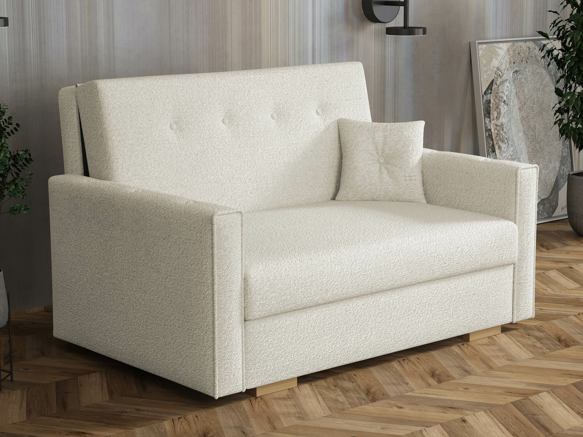 Divano letto Caelrin II (Coral 65)