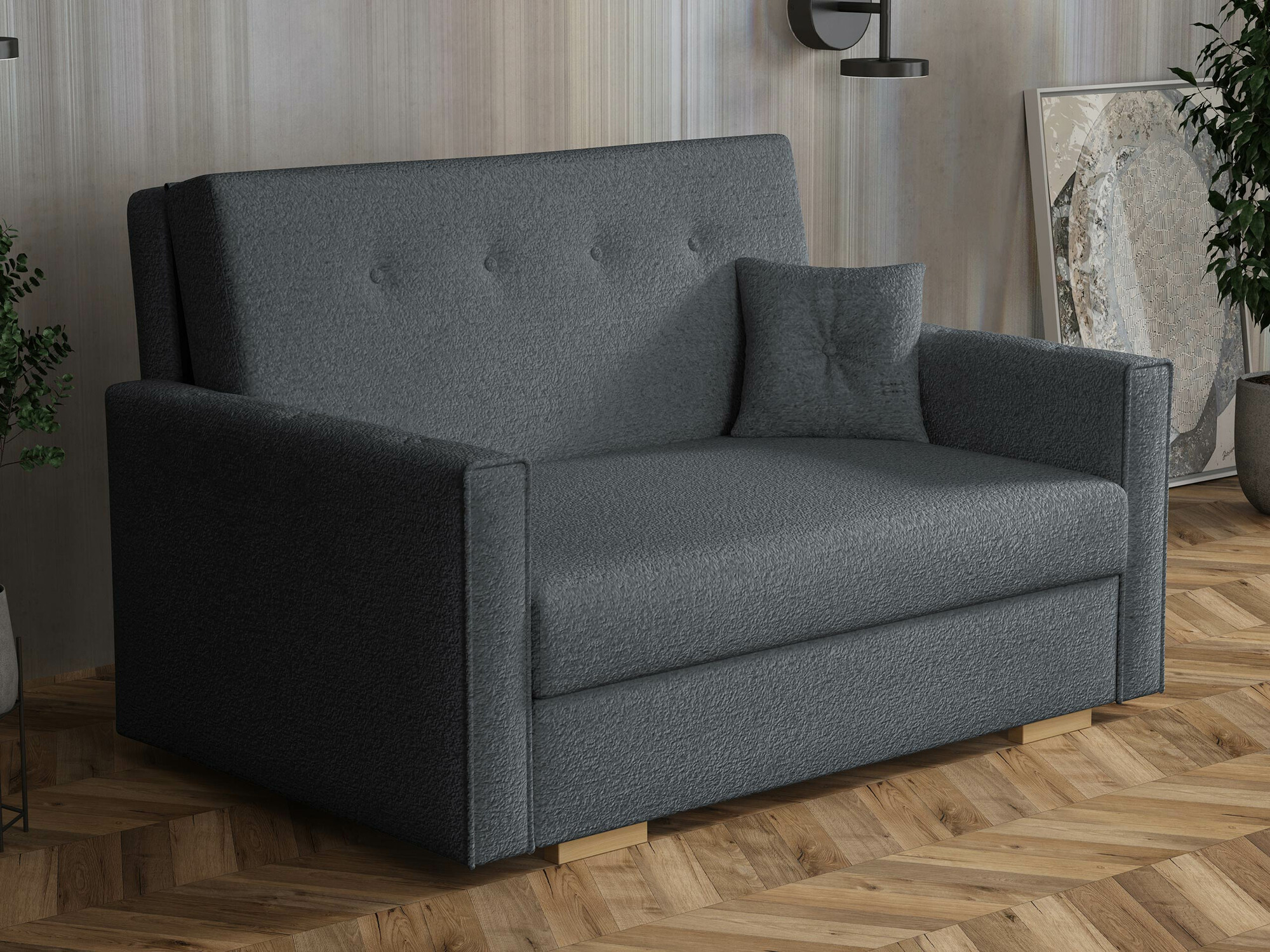 Divano letto Caelrin II (Coral 80)