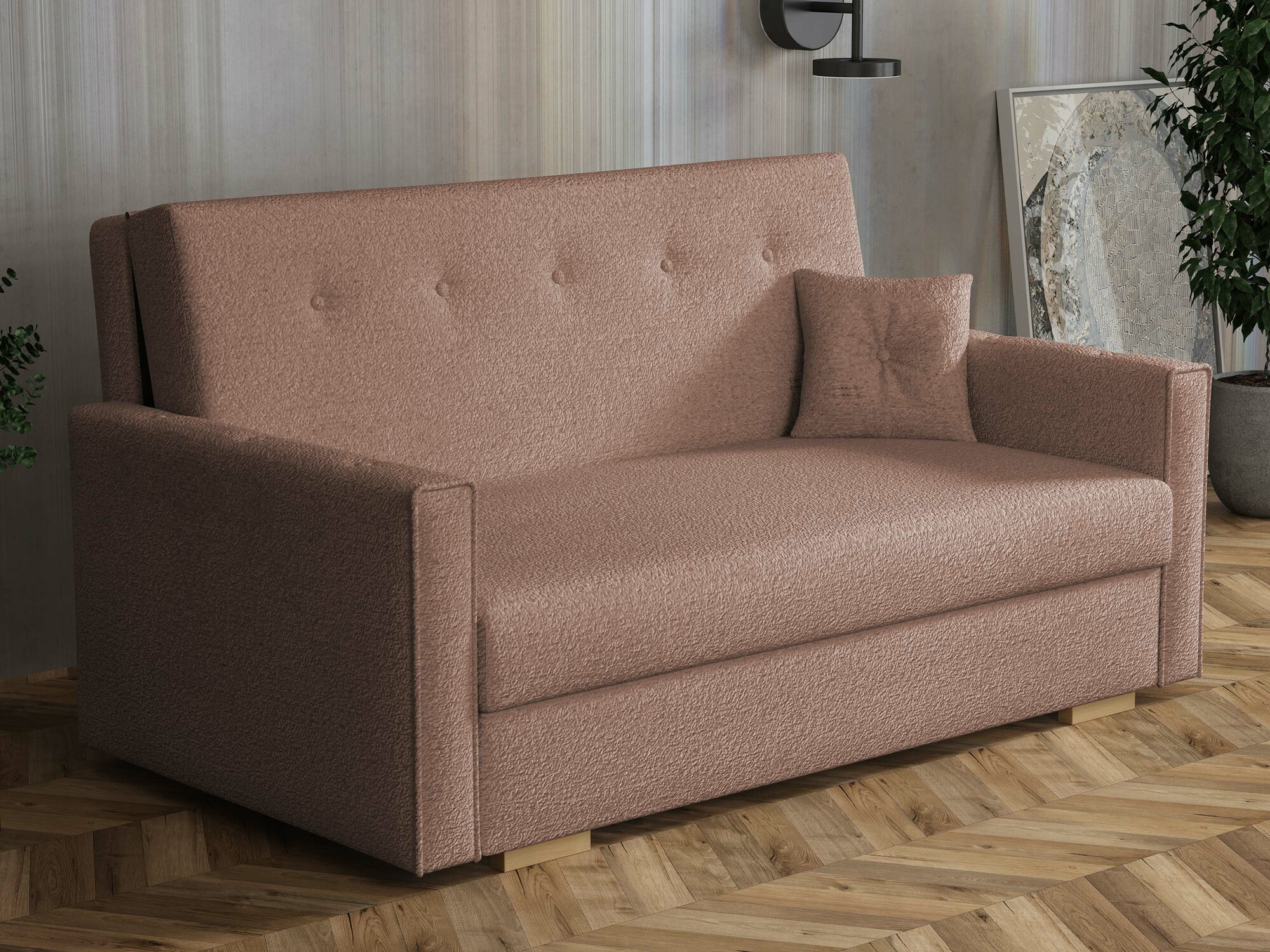 Divano letto Caelrin III (Coral 45)