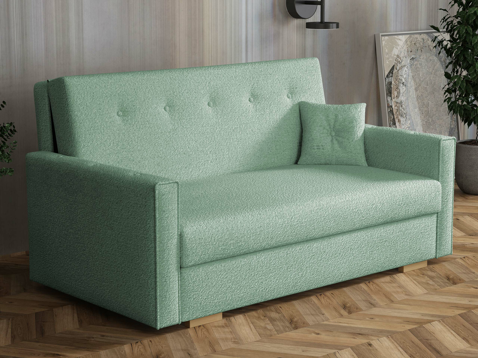 Divano letto Caelrin III (Coral 55)