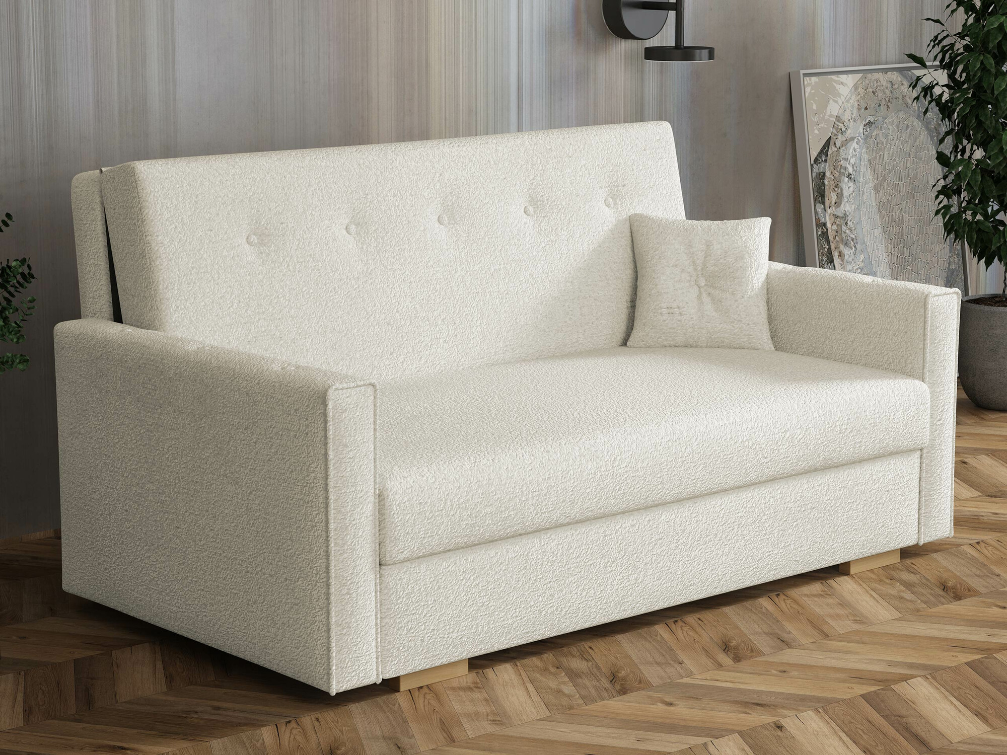 Divano letto Caelrin III (Coral 65)