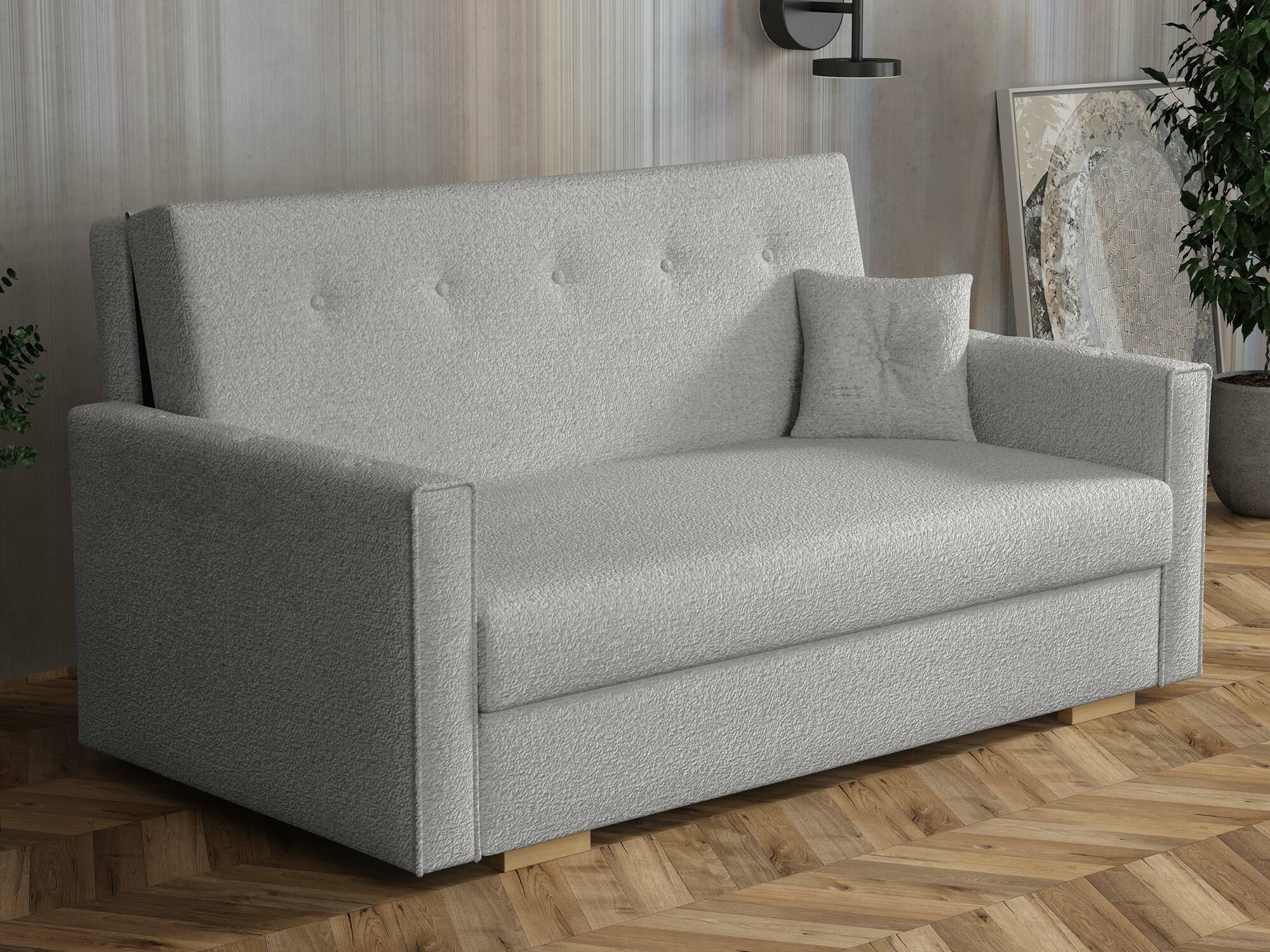 Divano letto Caelrin III (Coral 75)