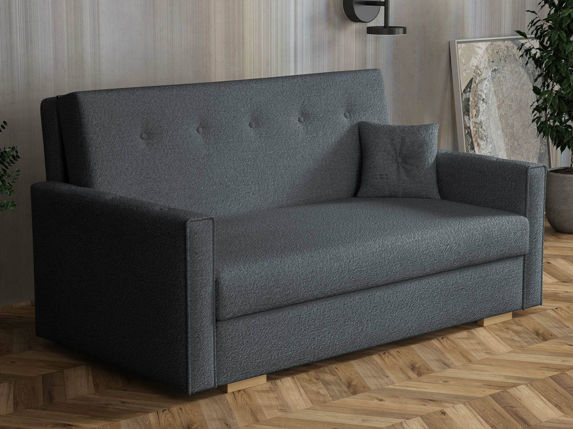 Divano letto Caelrin III (Coral 80)