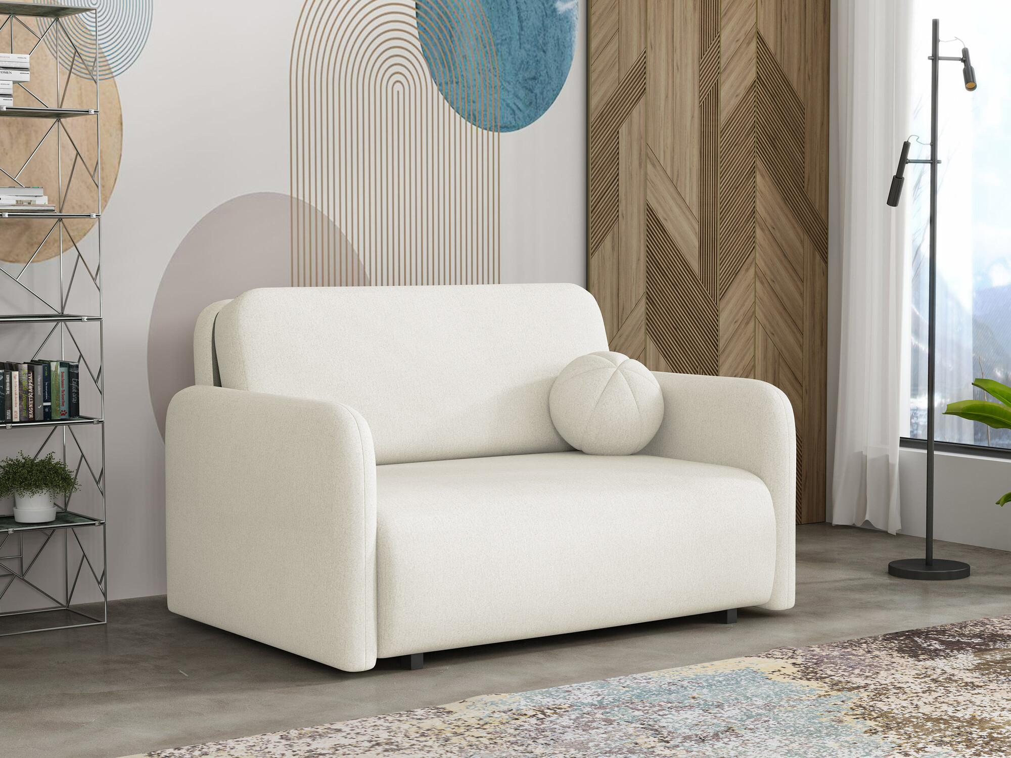 Divano letto Poetal II (Velo 621)