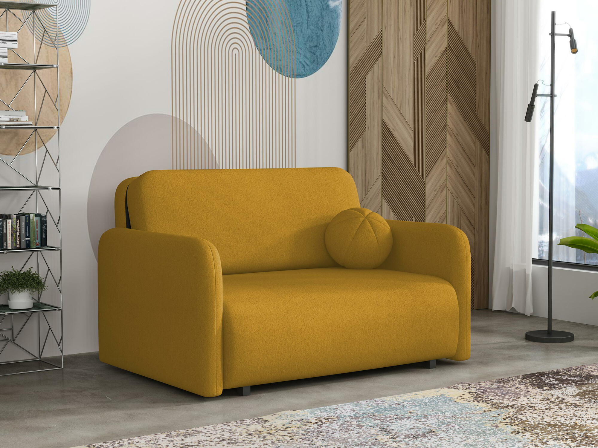 Divano letto Poetal II (Velo 626)