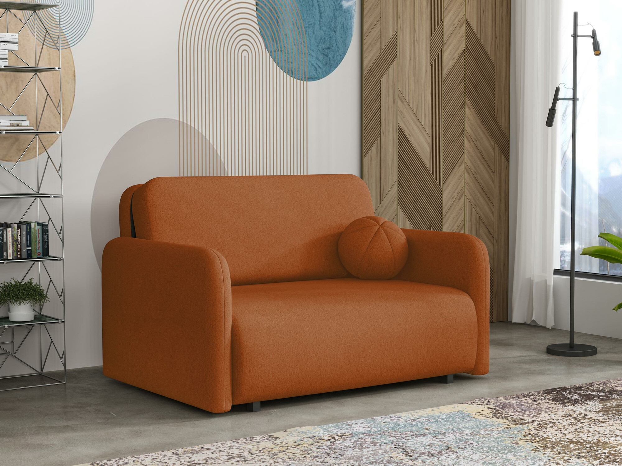 Divano letto Poetal II (Velo 627)