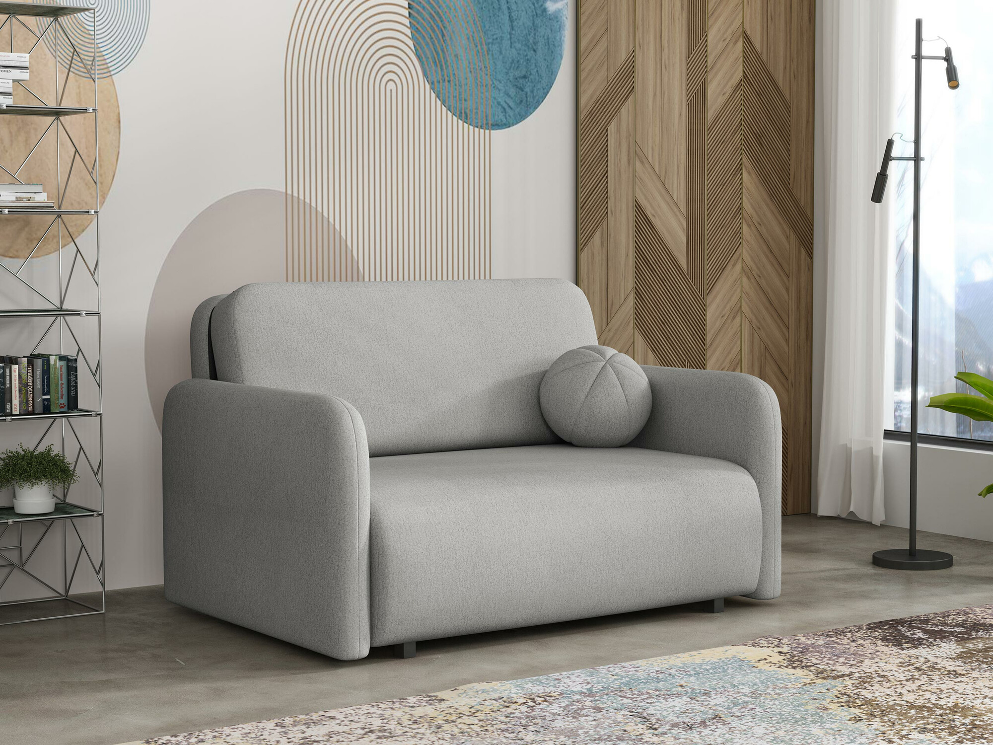 Divano letto Poetal II (Velo 633)