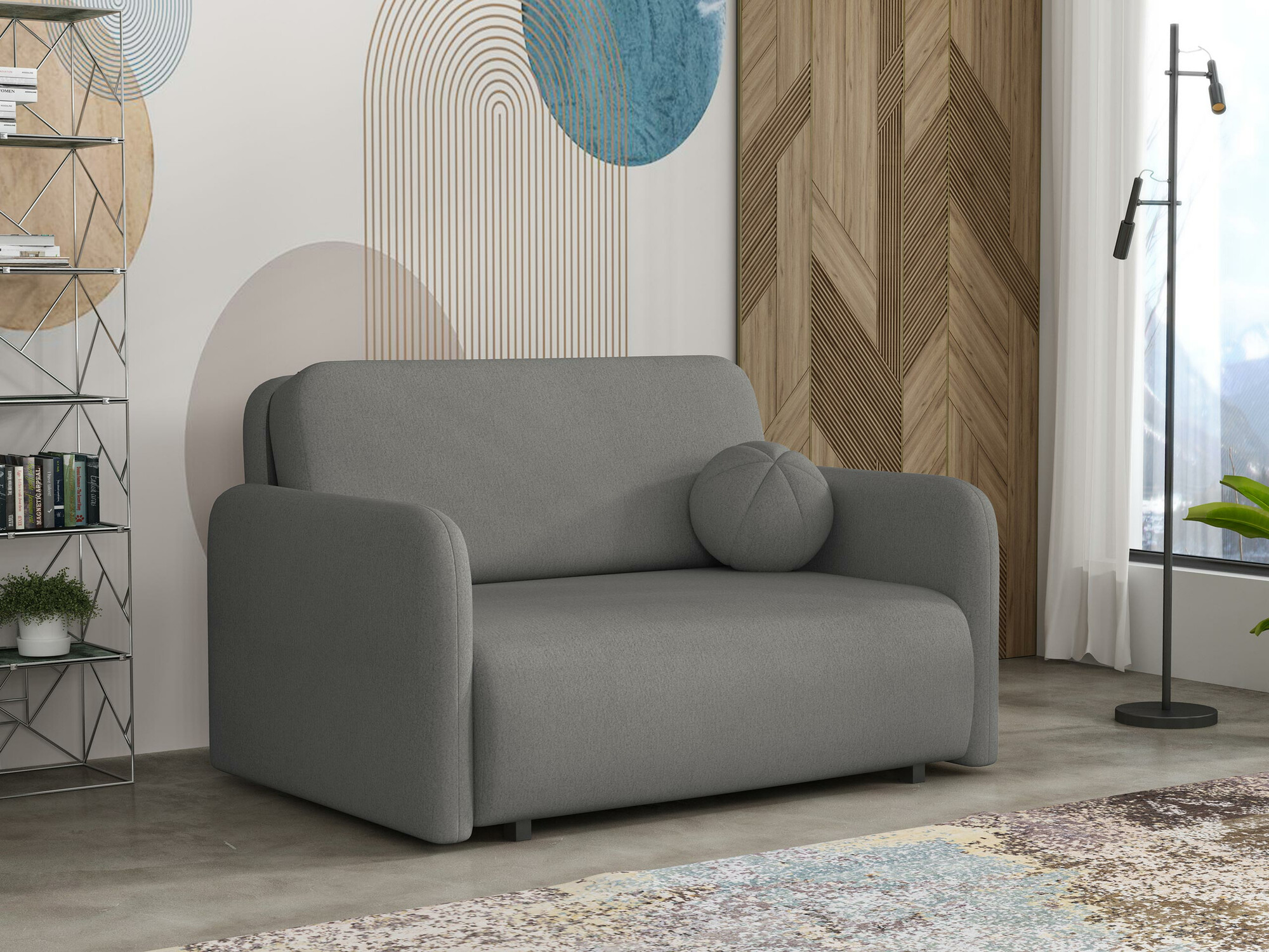 Divano letto Poetal II (Velo 635)