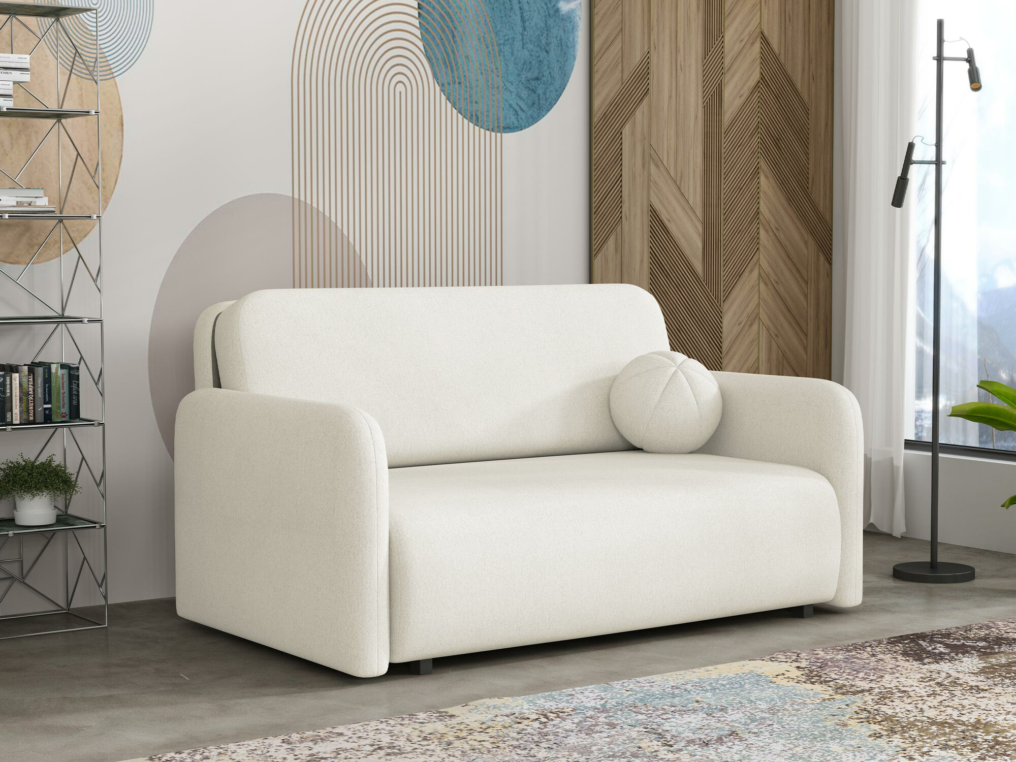 Divano letto Poetal III (Velo 621)