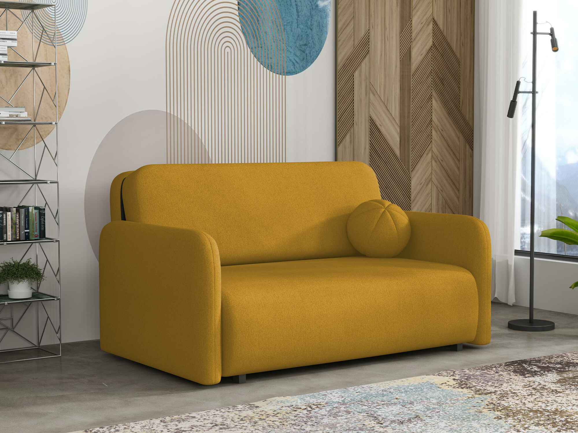 Divano letto Poetal III (Velo 626)