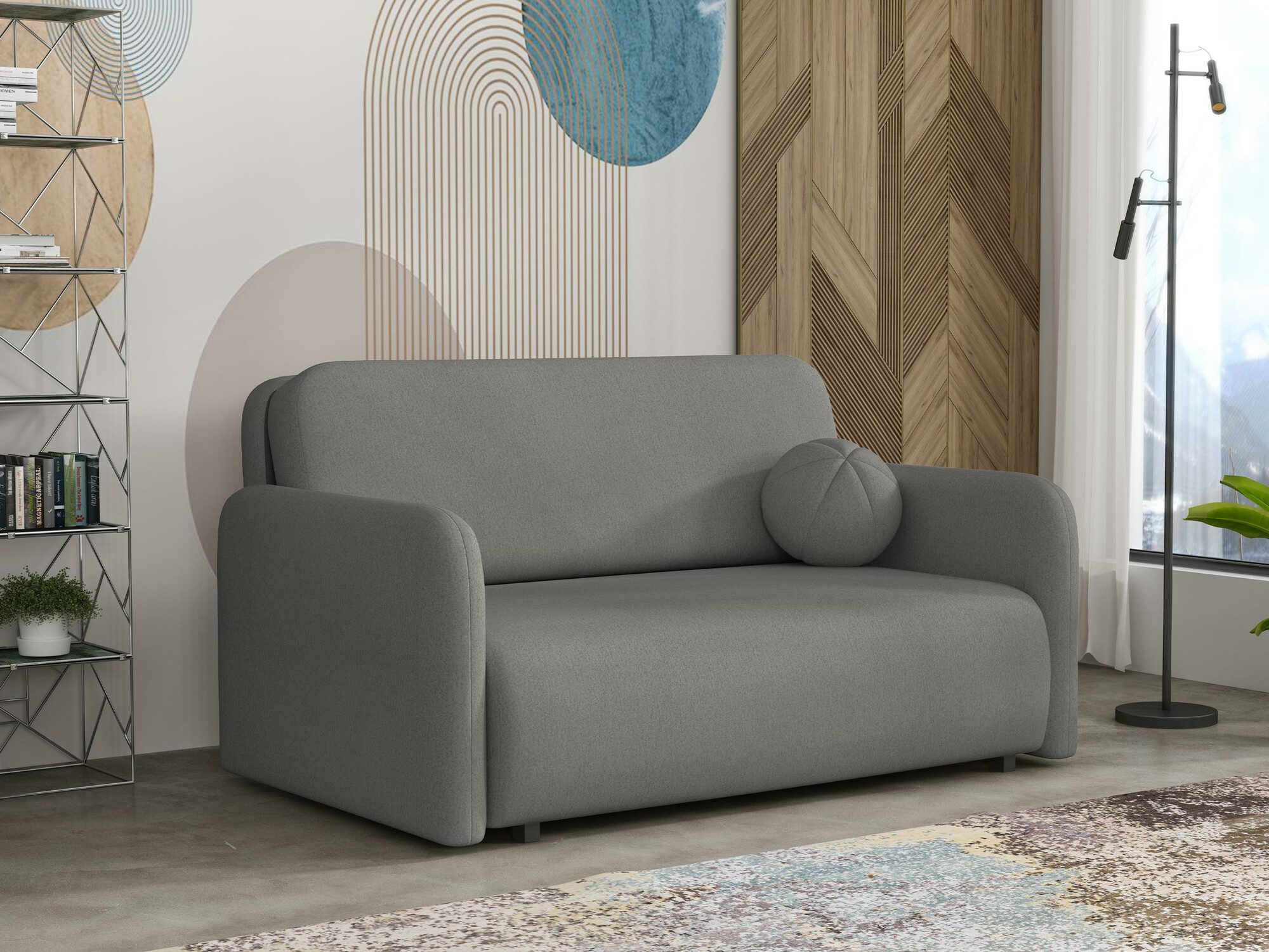 Divano letto Poetal III (Velo 635)