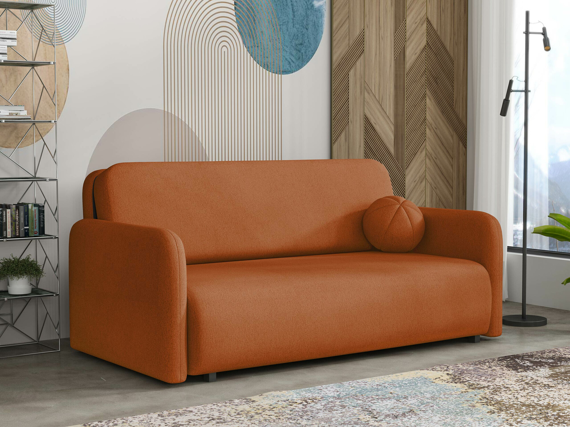 Divano letto Poetal IV (Velo 627)
