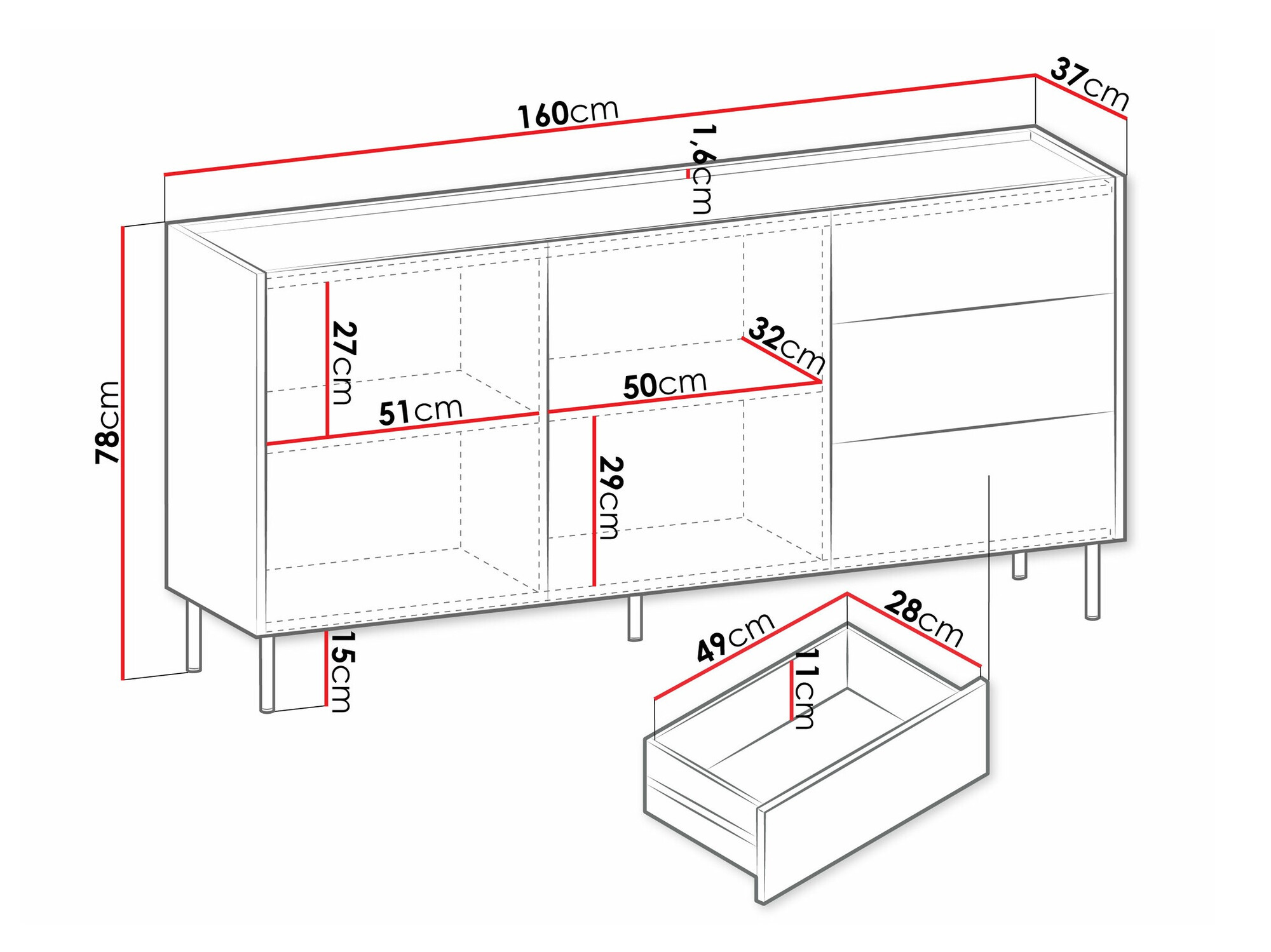 Cassettiera Comfivo Belviro