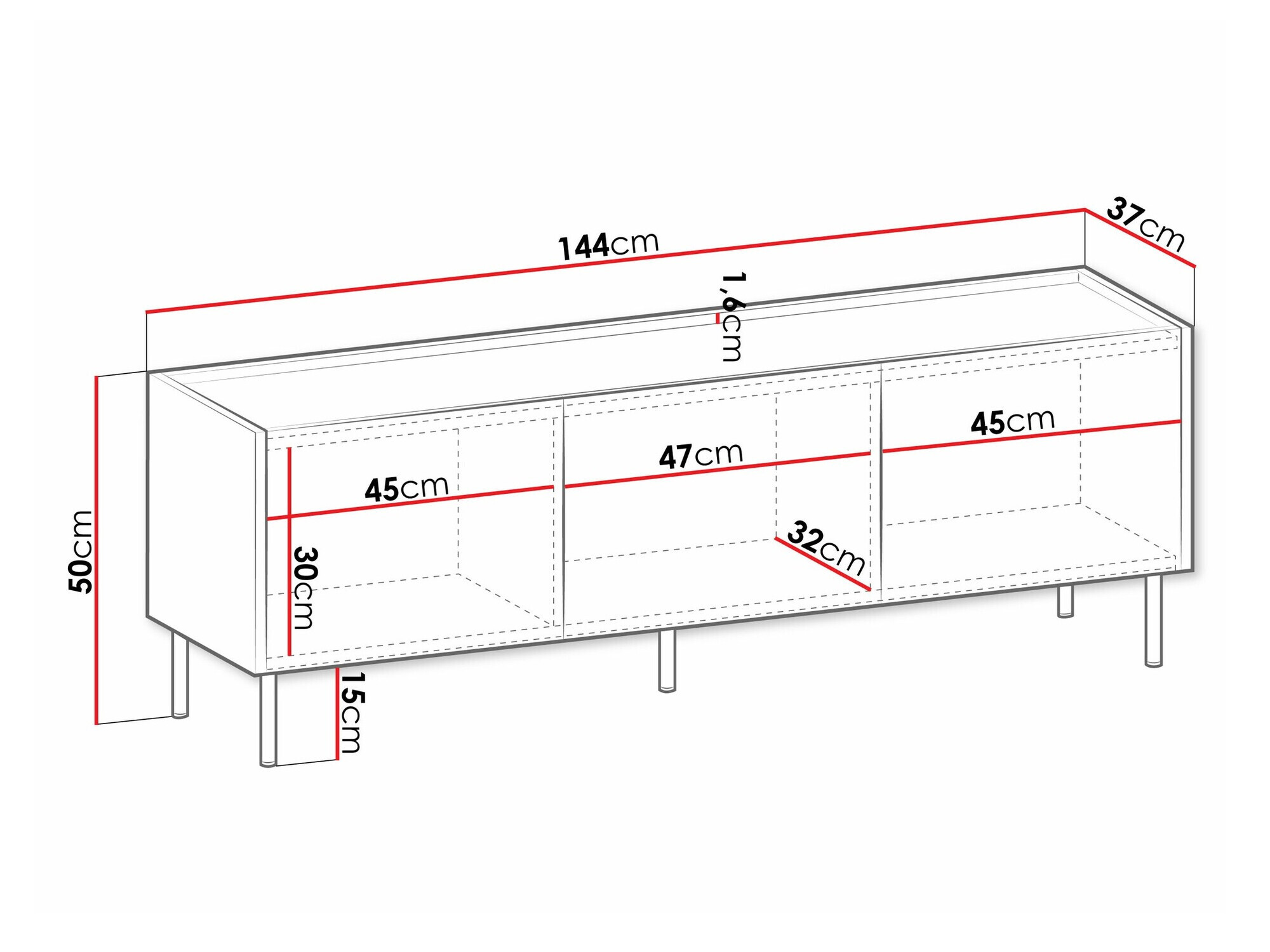 Mobile porta TV Comfivo Belviro