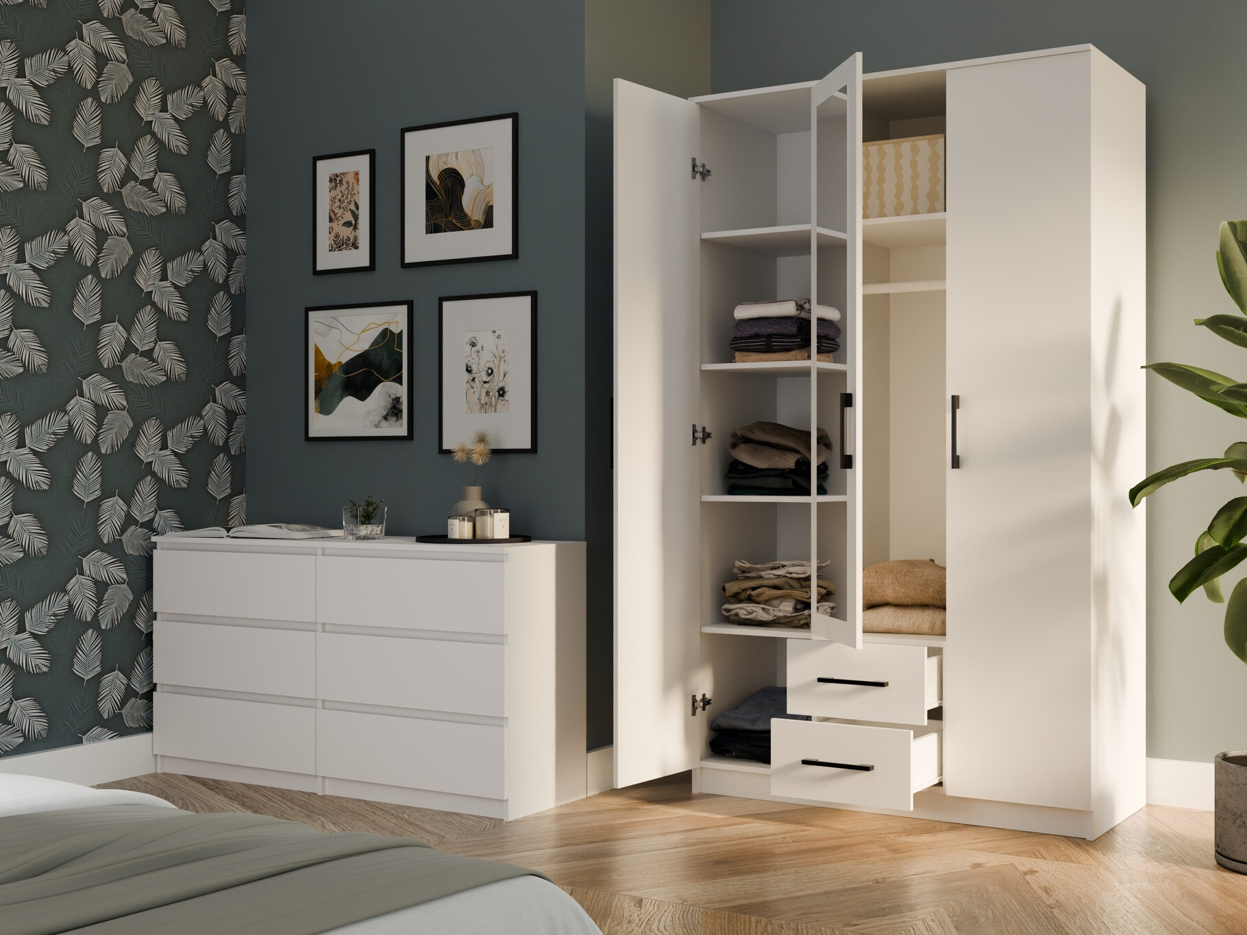 Armadio Mandeville 116 (Bianco)