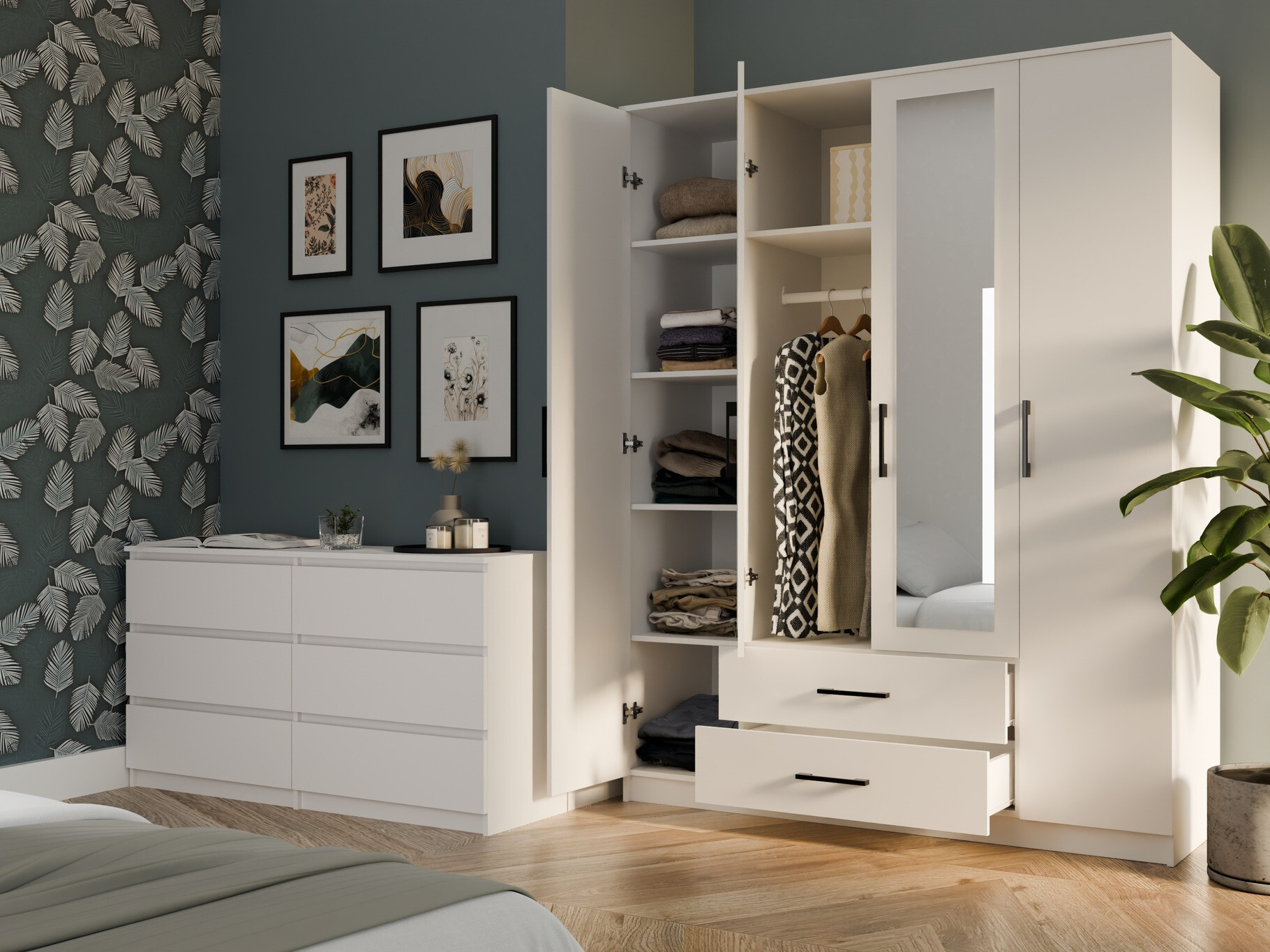 Armadio Mandeville 117 (Bianco)
