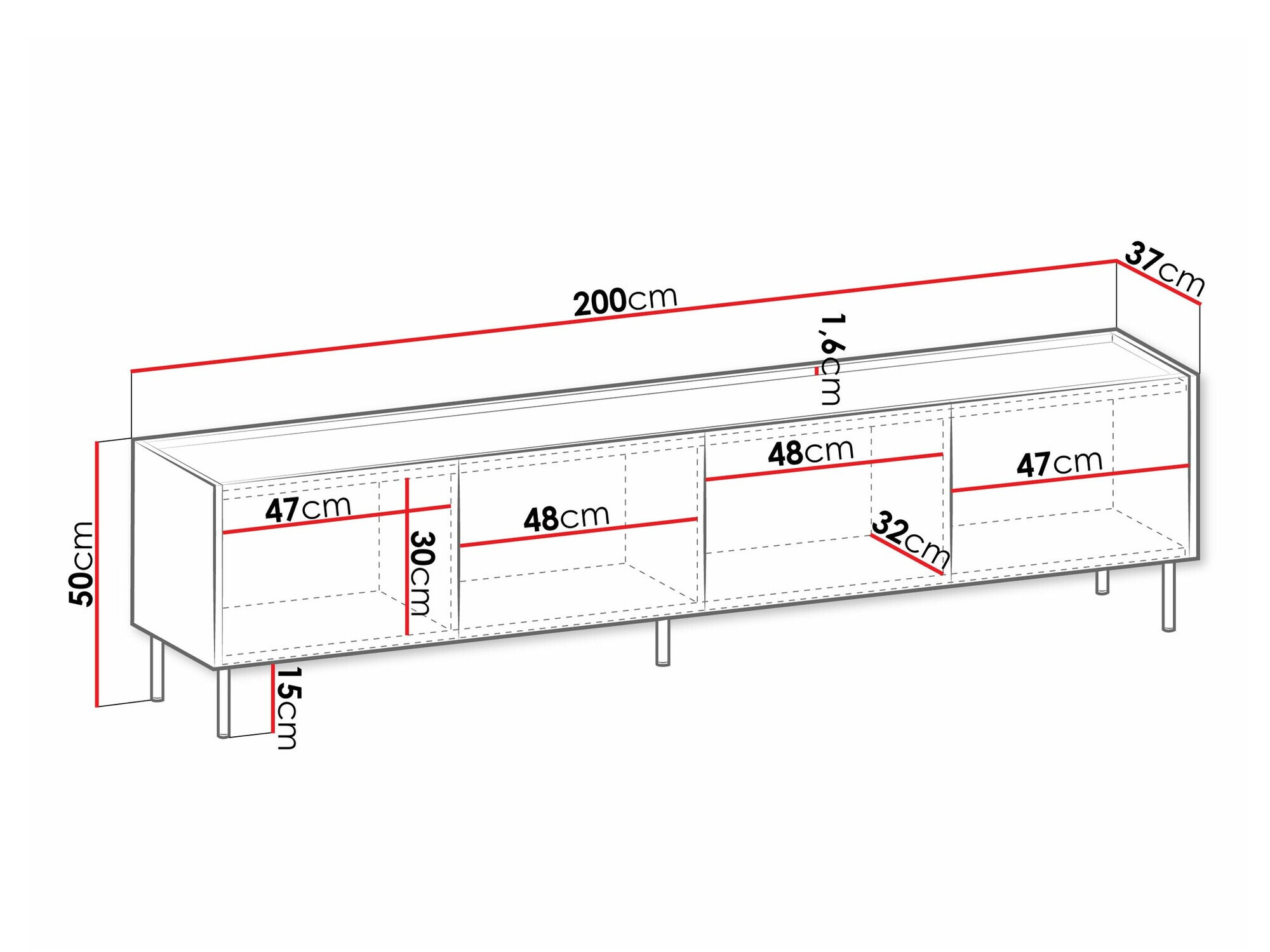 Mobile porta TV Comfivo Belviro I