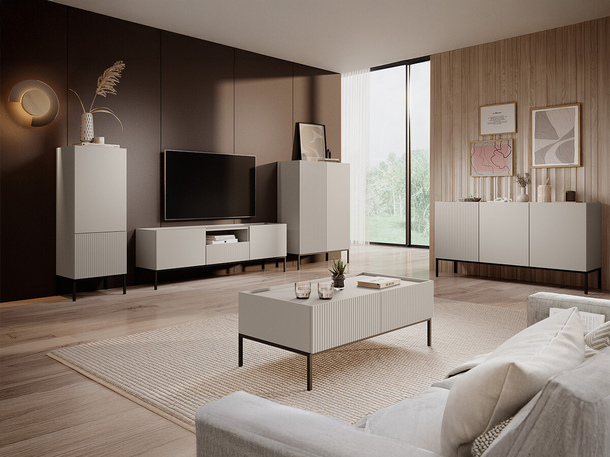 Parete attrezzata Lunole 110 (Cachemire)