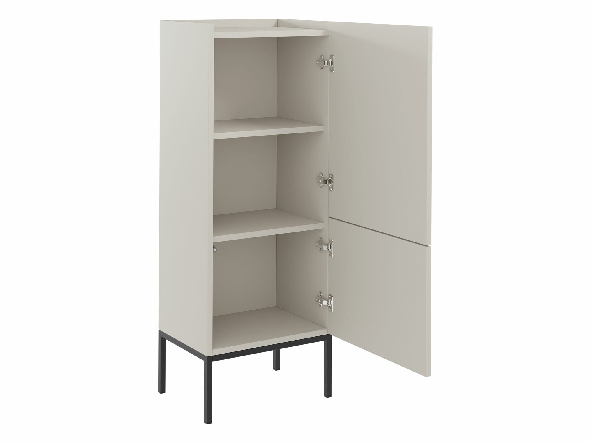 Parete attrezzata Lunole 110 (Rovere Artisan + Nero)